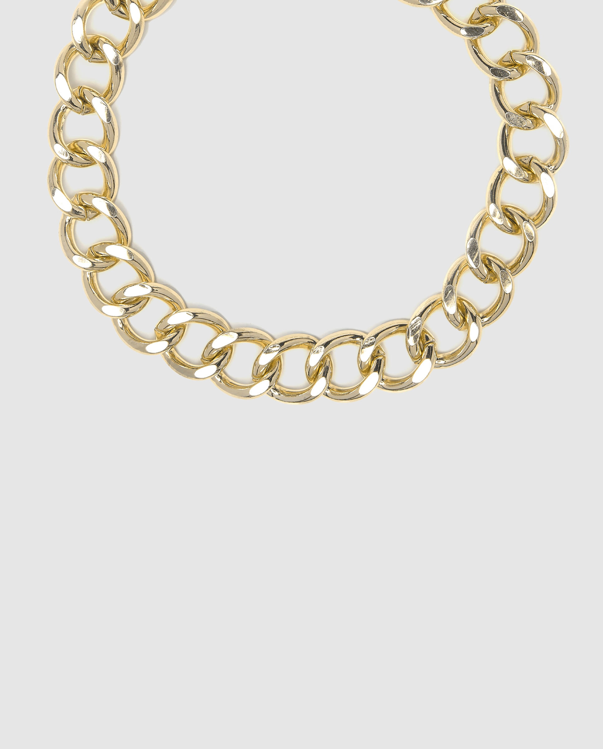 Colar Correntes com Acabamento em Ouro Amarelo de 18 Quilates Amarelo-1