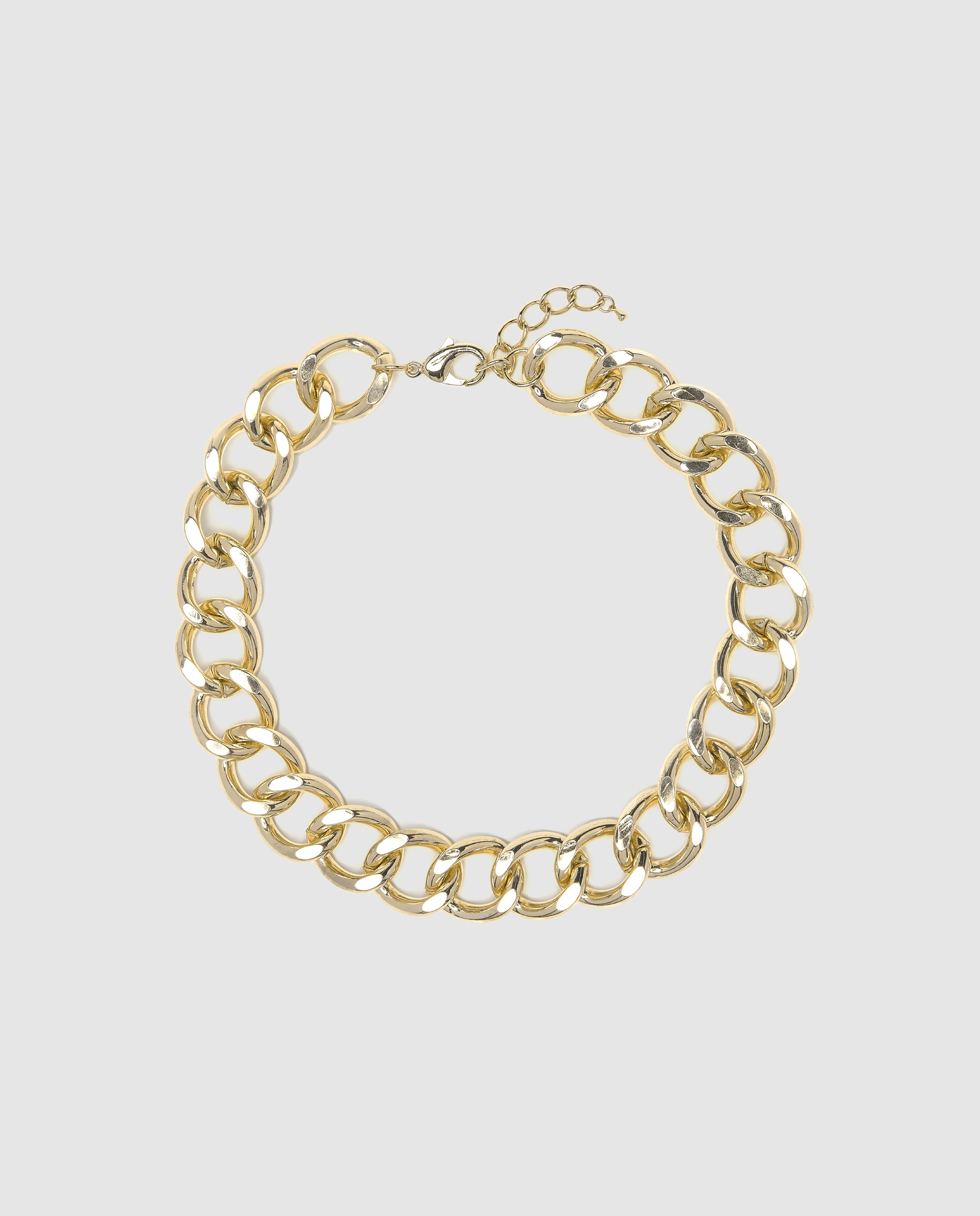 Colar Correntes com Acabamento em Ouro Amarelo de 18 Quilates Amarelo-3
