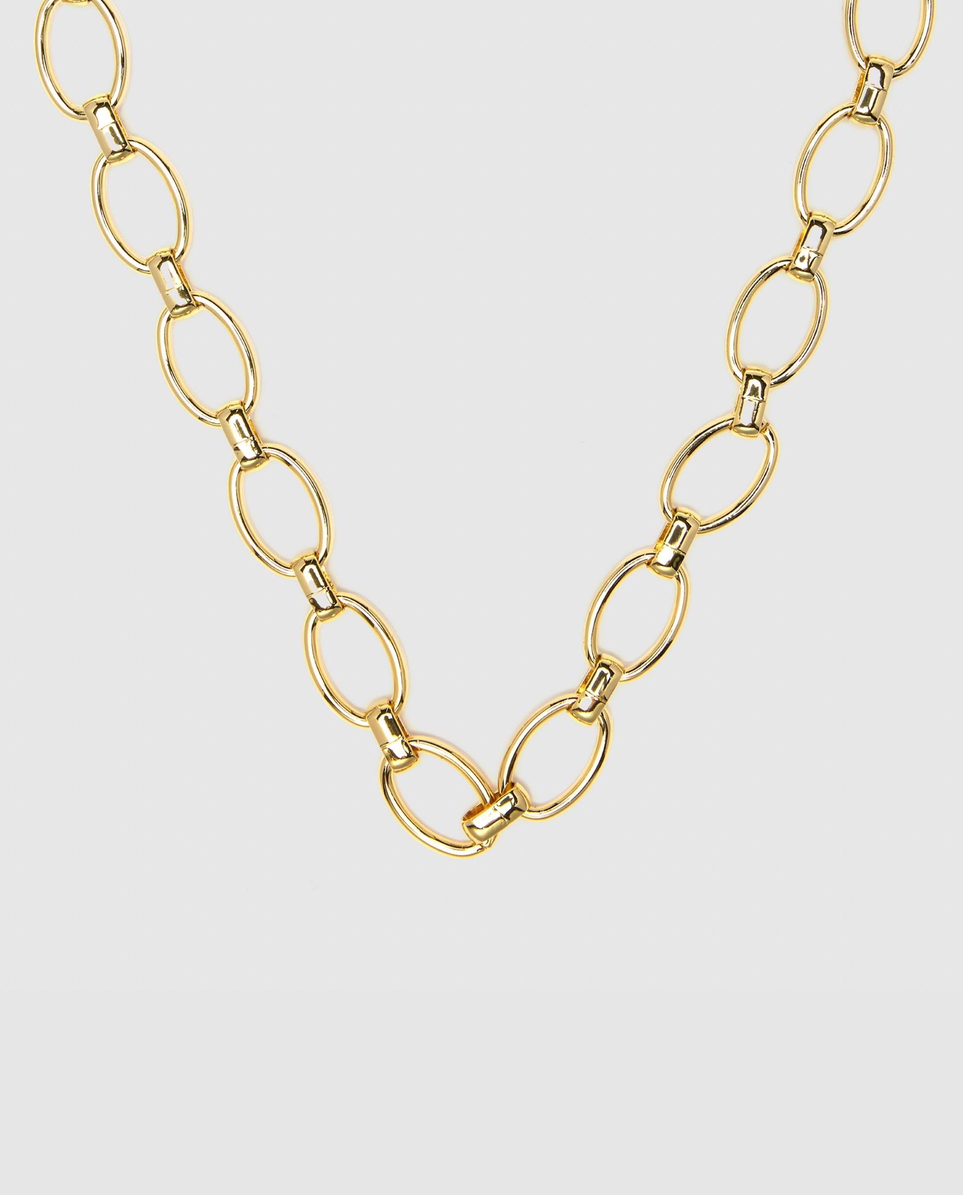Colar Correntes com Acabamento em Ouro Amarelo de 18 Quilates Ouro-1