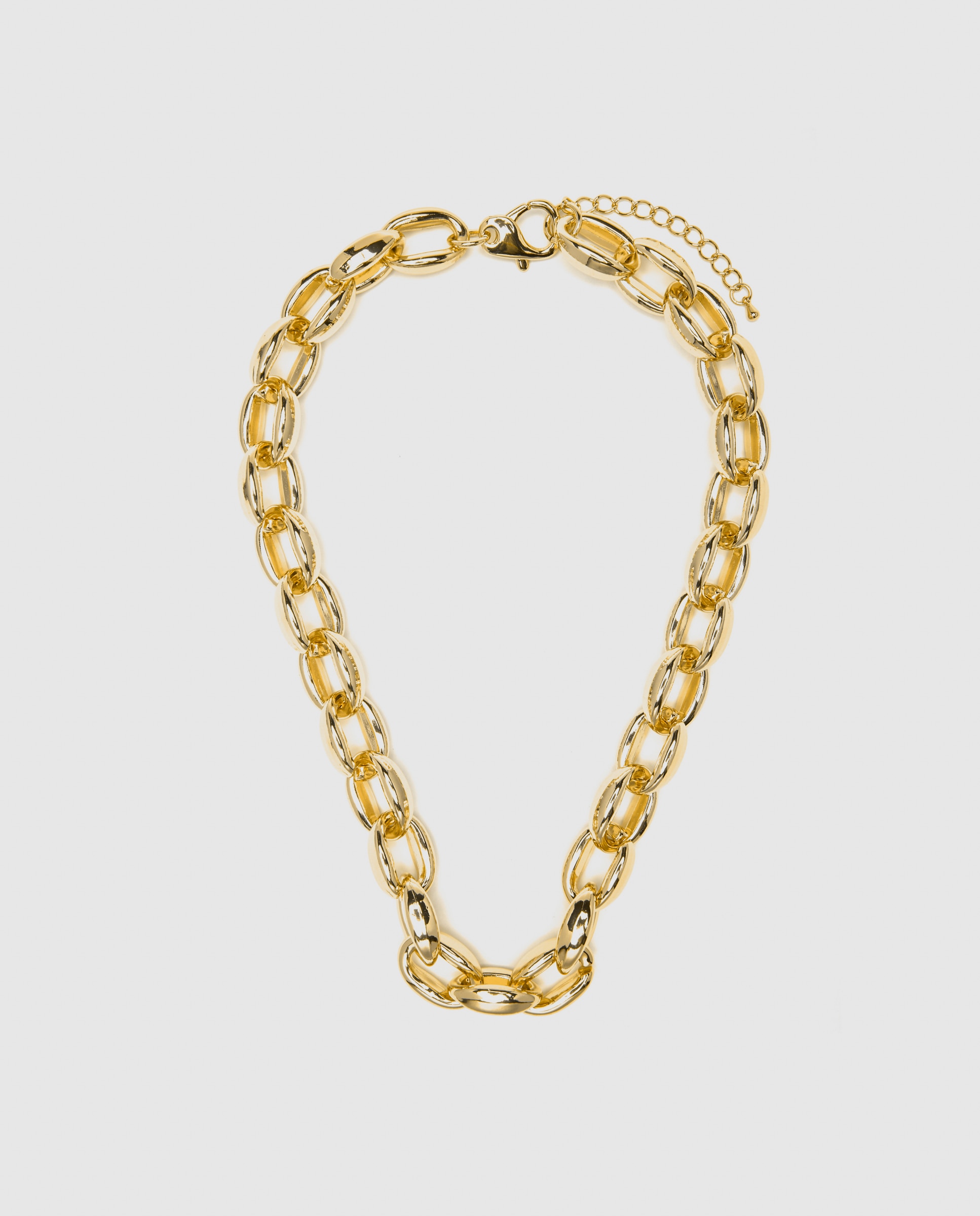 Colar Correntes com Acabamento em Ouro Amarelo de 18 Quilates Dourado-2