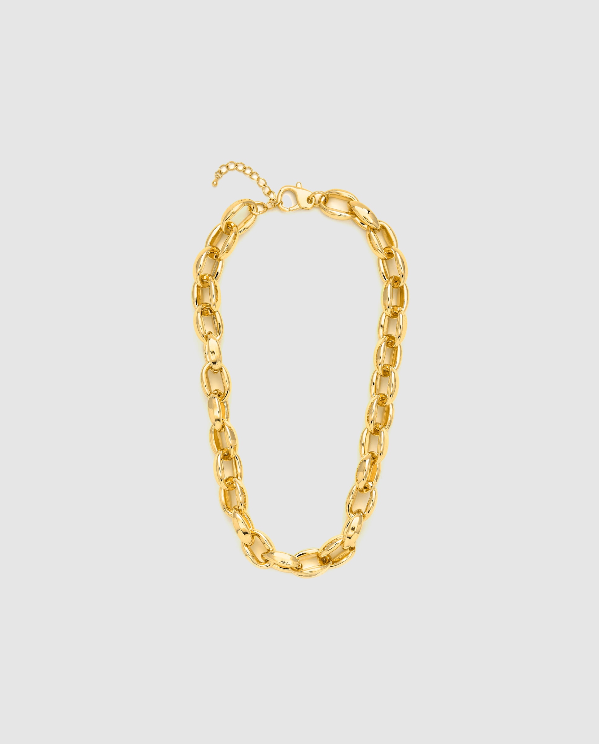 Colar Correntes com Acabamento em Ouro Amarelo de 18 Quilates Dourado-3