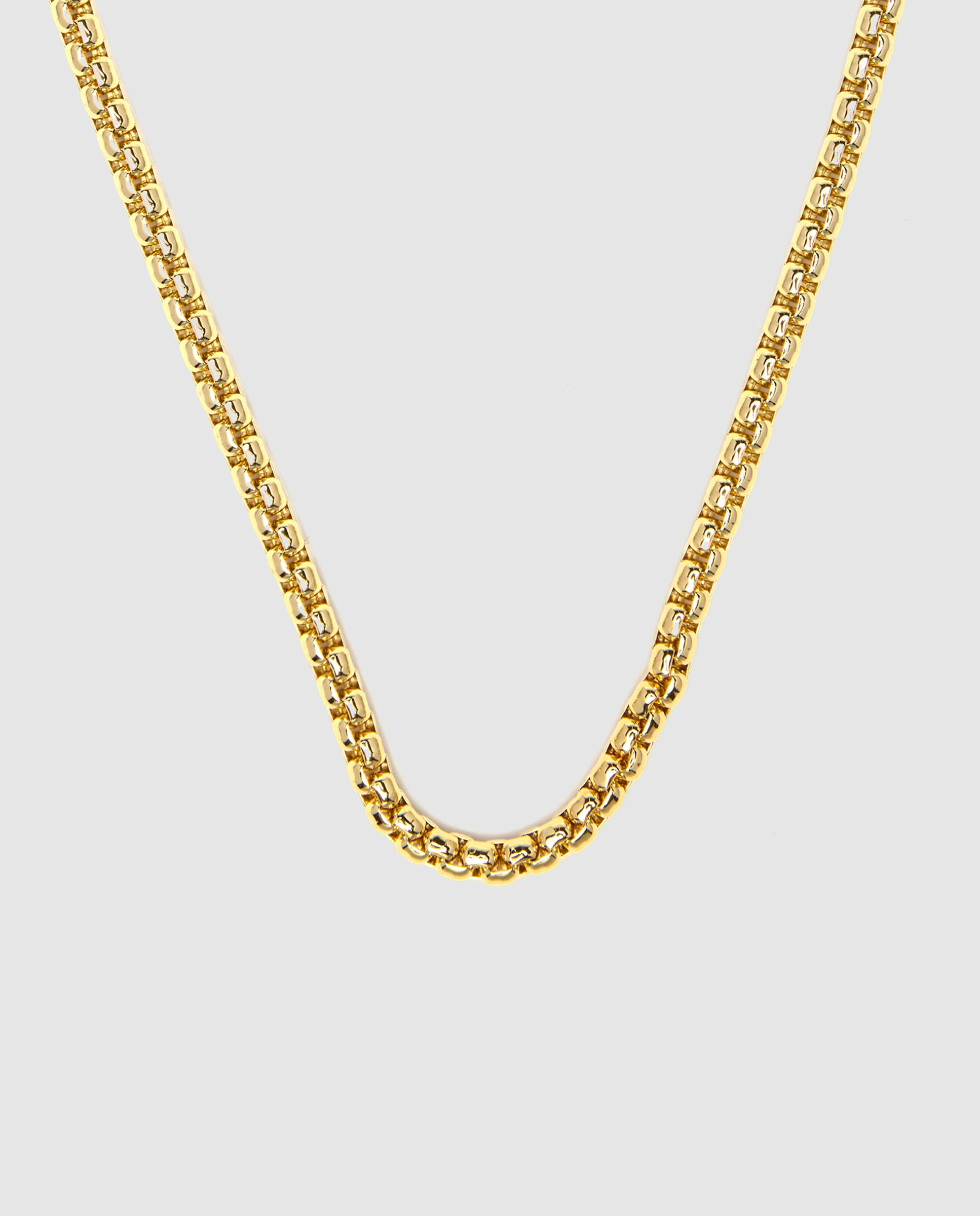 Colar Correntes com Acabamento em Ouro Amarelo de 18 Quilates Ouro-1
