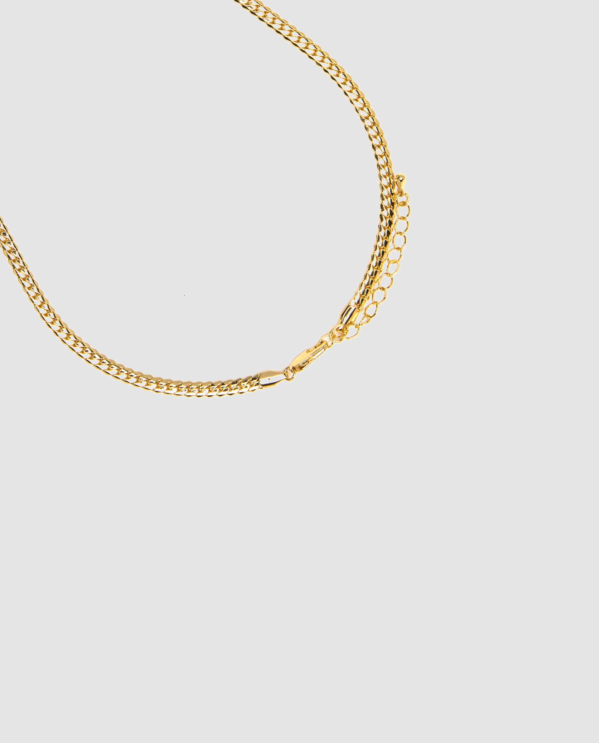Colar Correntes com Acabamento em Ouro Amarelo de 18 Quilates Dourado-5