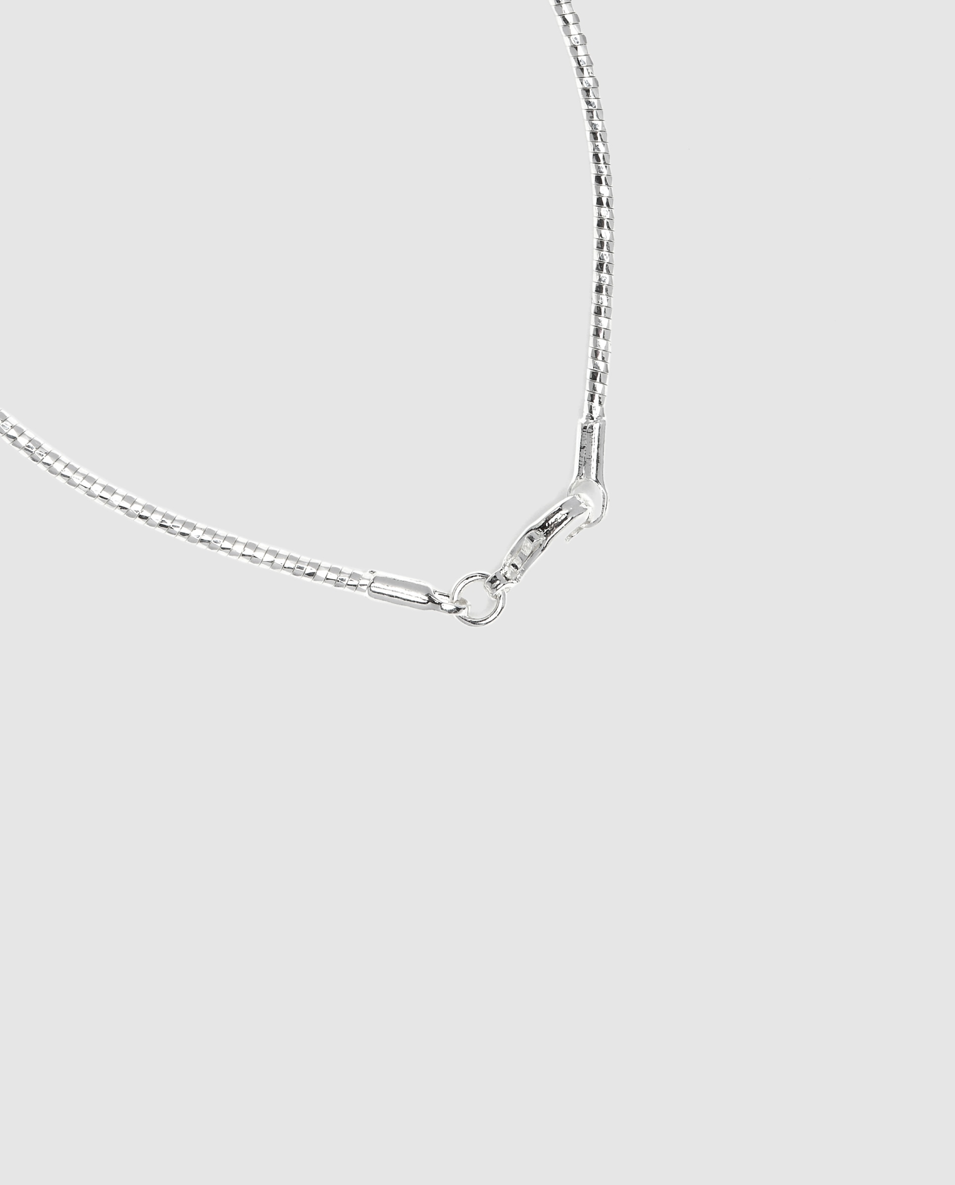 Pulseira de Corrente África Acabada em Prata de Lei 925 Prata-5