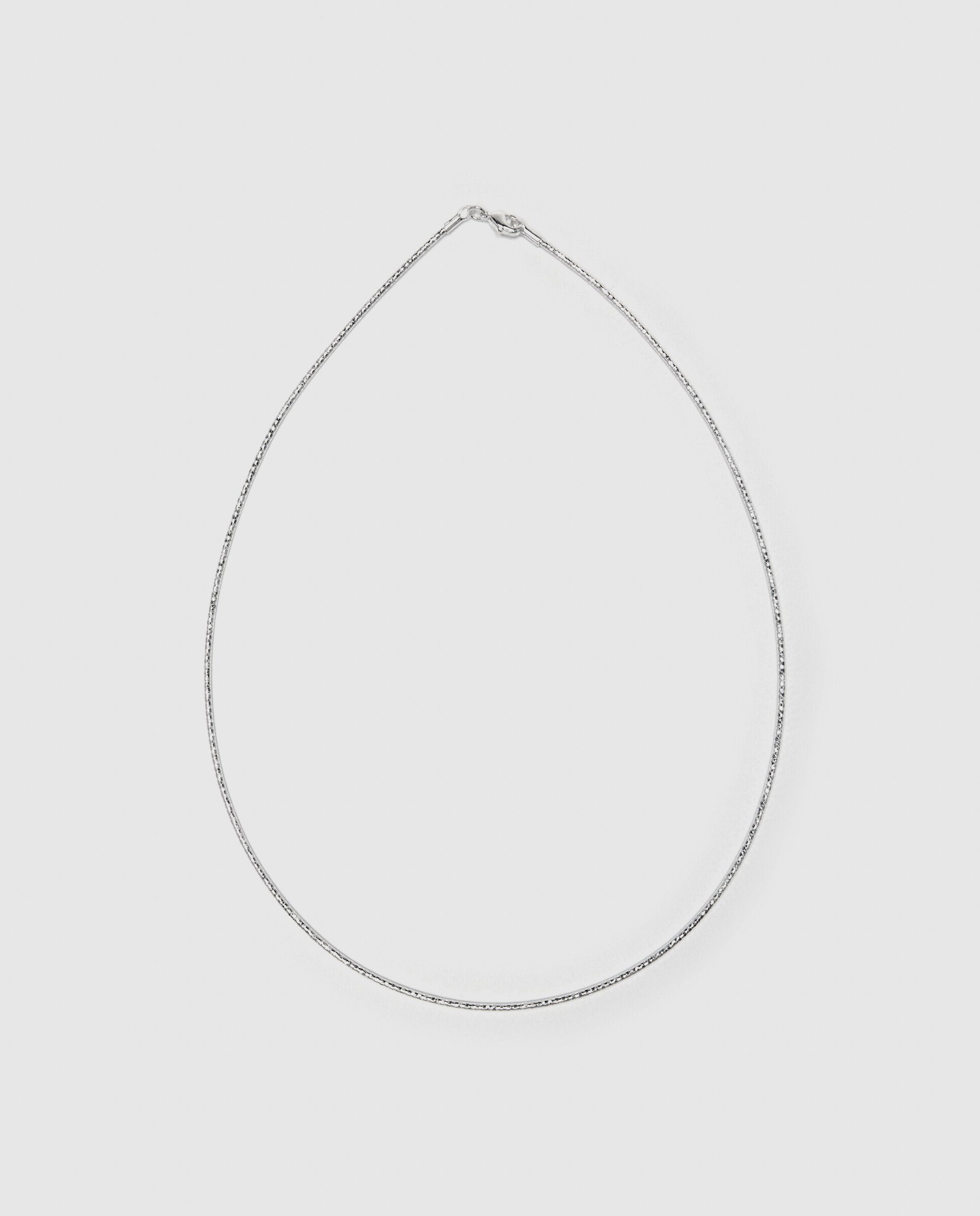 Colar Correntes com Acabamento em Prata de Lei 925 Prata mate-3