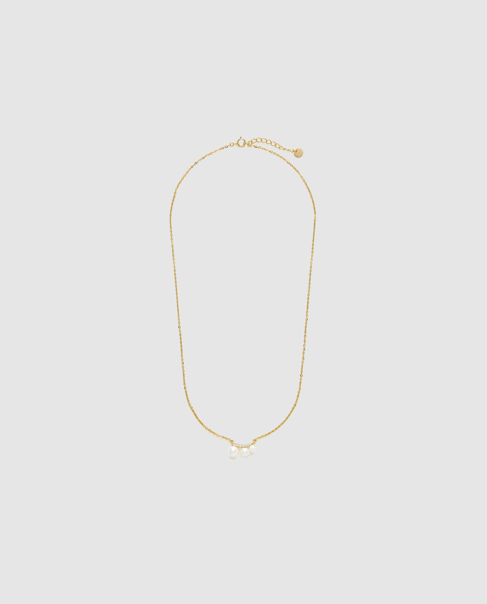 Colar Pide Un Deseo de Prata de Lei 925 Acabado em Ouro Amarelo de 18 Quilates com Zirconita Brilhante Ouro-3
