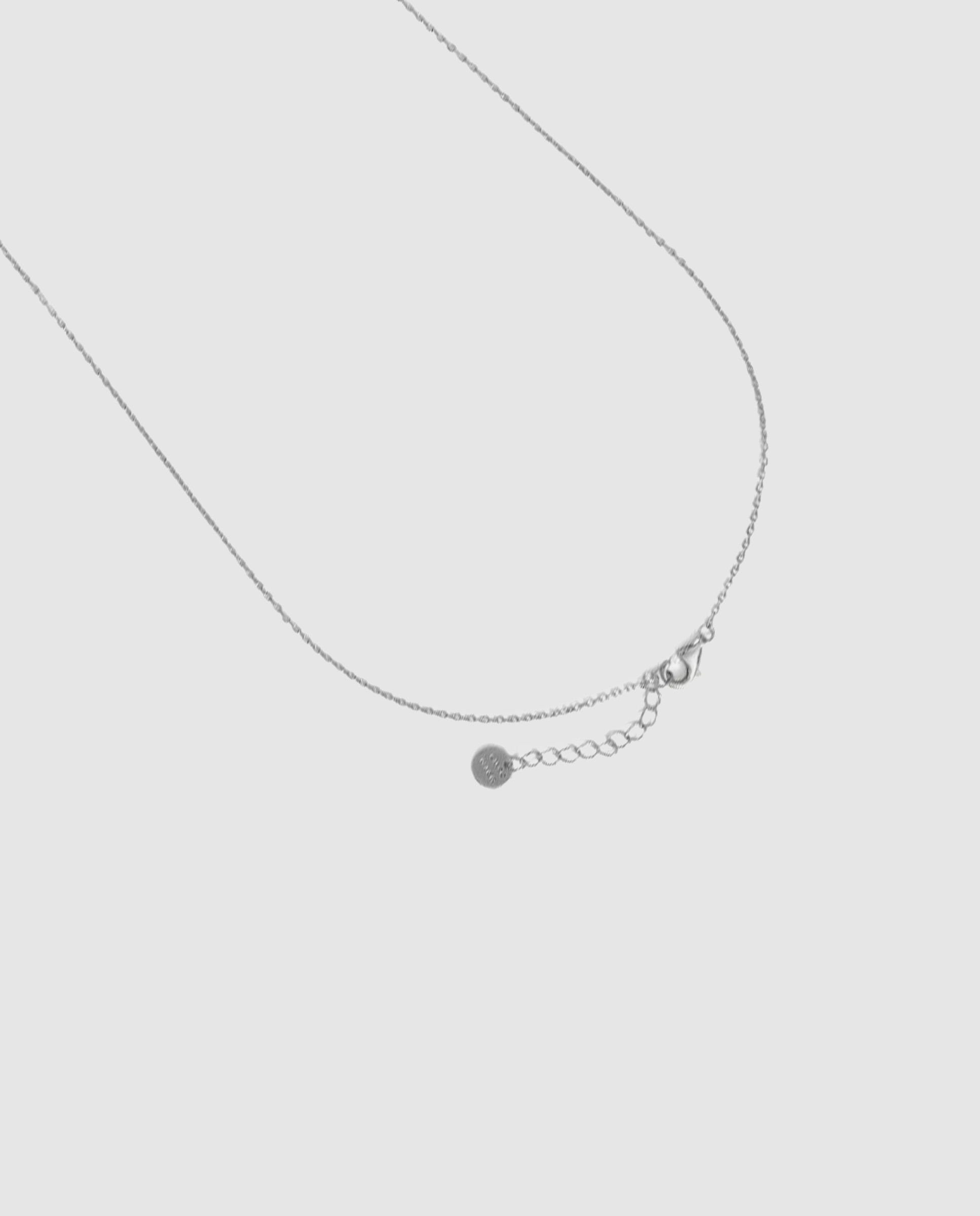 Colar Momentos para Brilhar de Prata de Lei 925 com Acabamento em Ródio e Zirconita Brilhante Preto / Prata-7