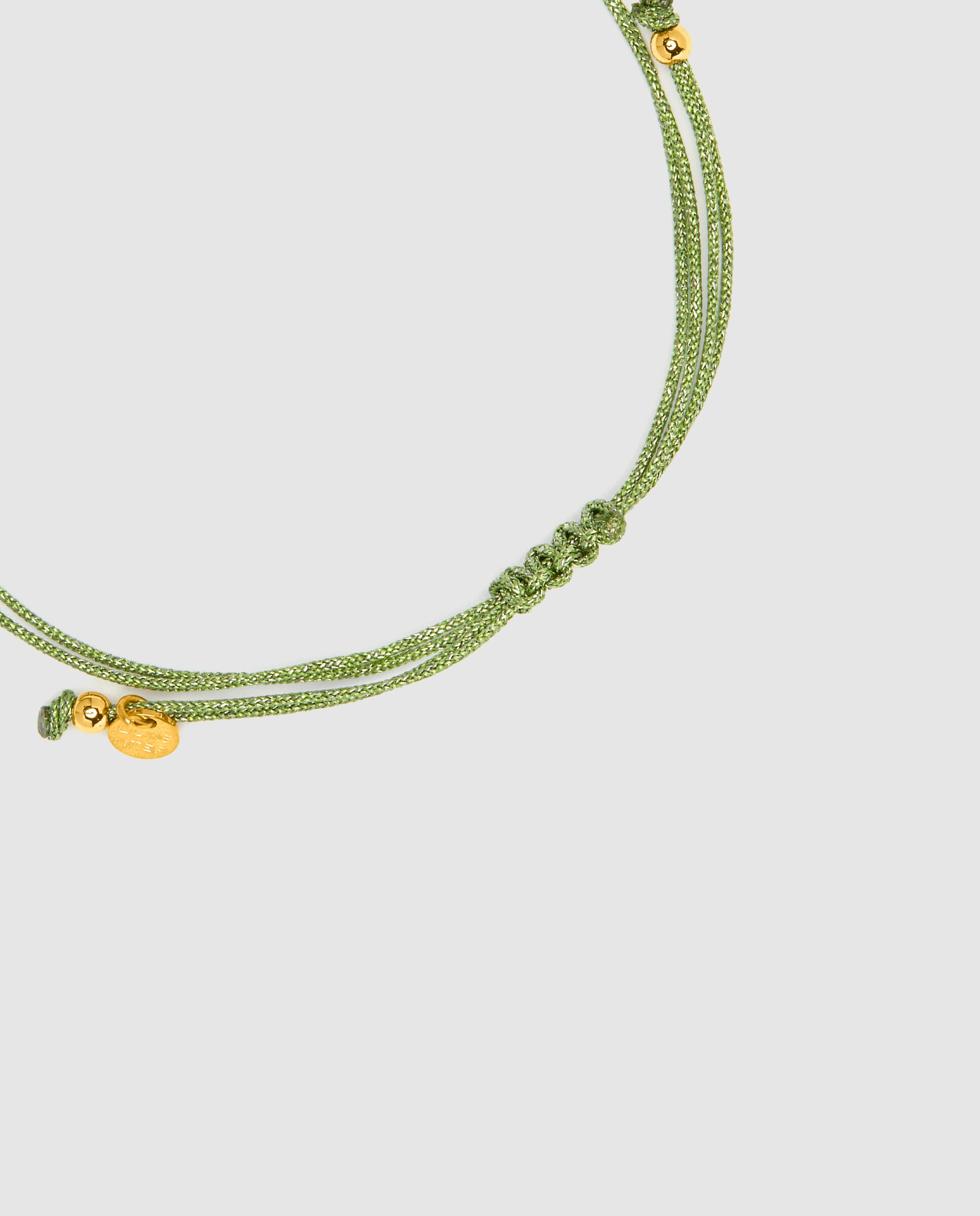Pulseira de Cordão e Fio Pide Un Deseo de Prata de Lei 925 Acabada em Ouro Amarelo de 18 Quilates com Zirconita Multicolor Ouro-6