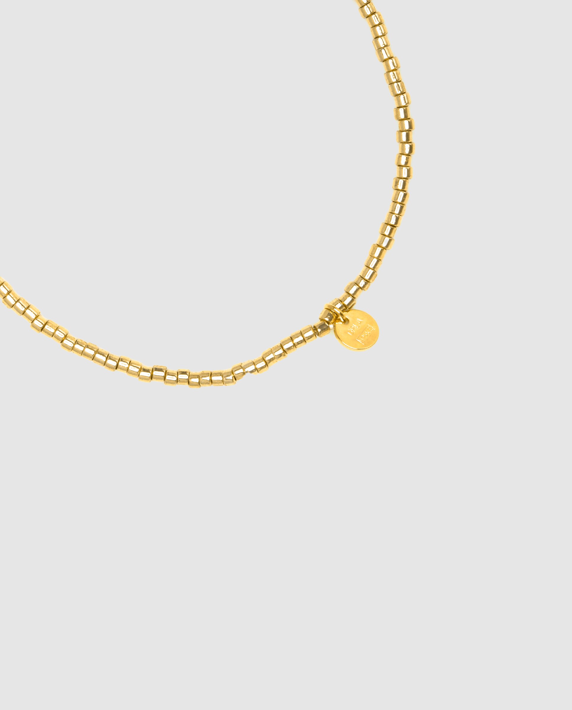 Pulseira Pide Un Deseo de Prata de Lei 925 Acabada em Ouro Amarelo de 18 Quilates com Zirconita em Azul Topázio Ouro-7