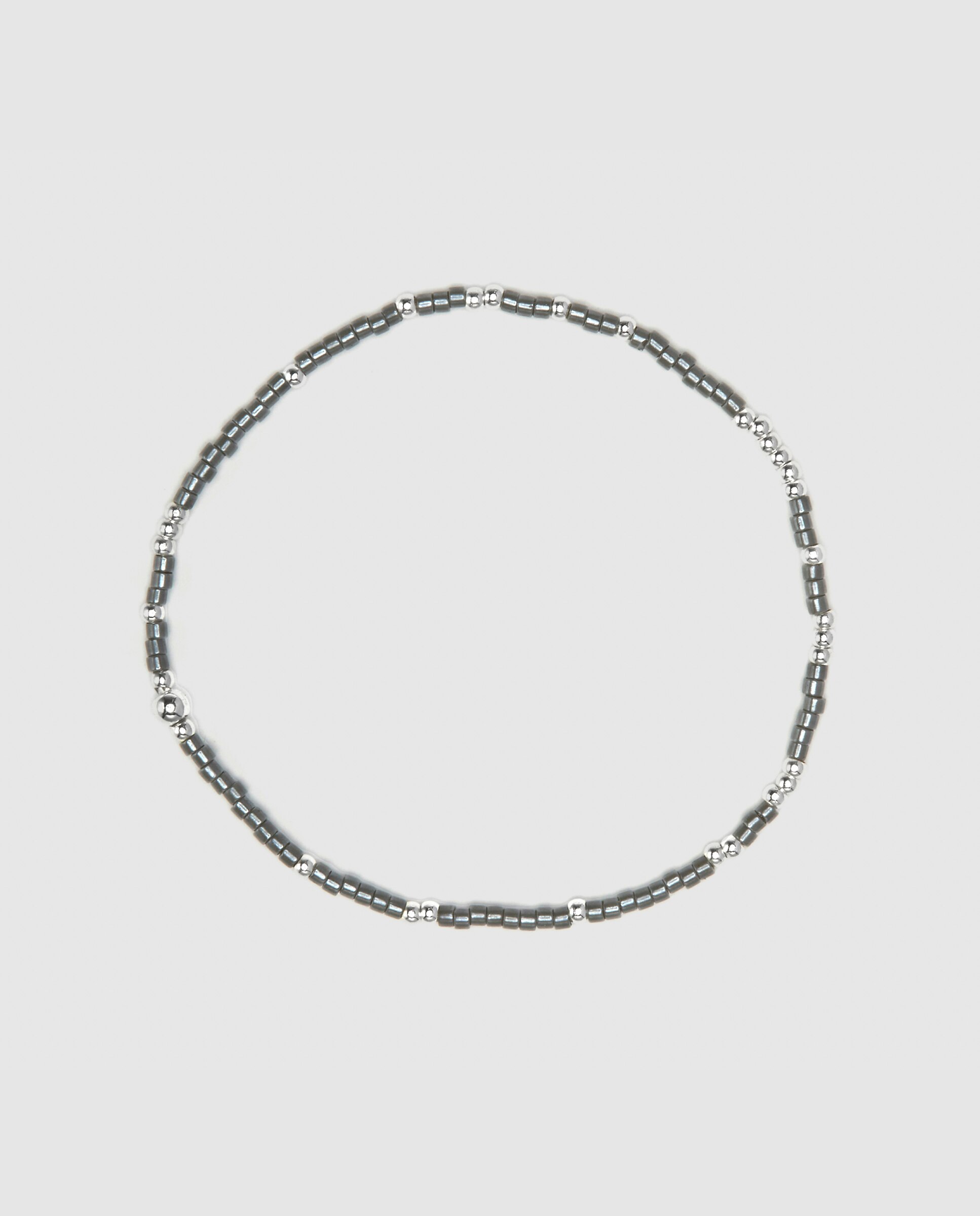Pulseira de Corrente Pide Un Deseo de Prata de Lei 925 Acabada em Ródio com Cristal em Cinzento Prata-2