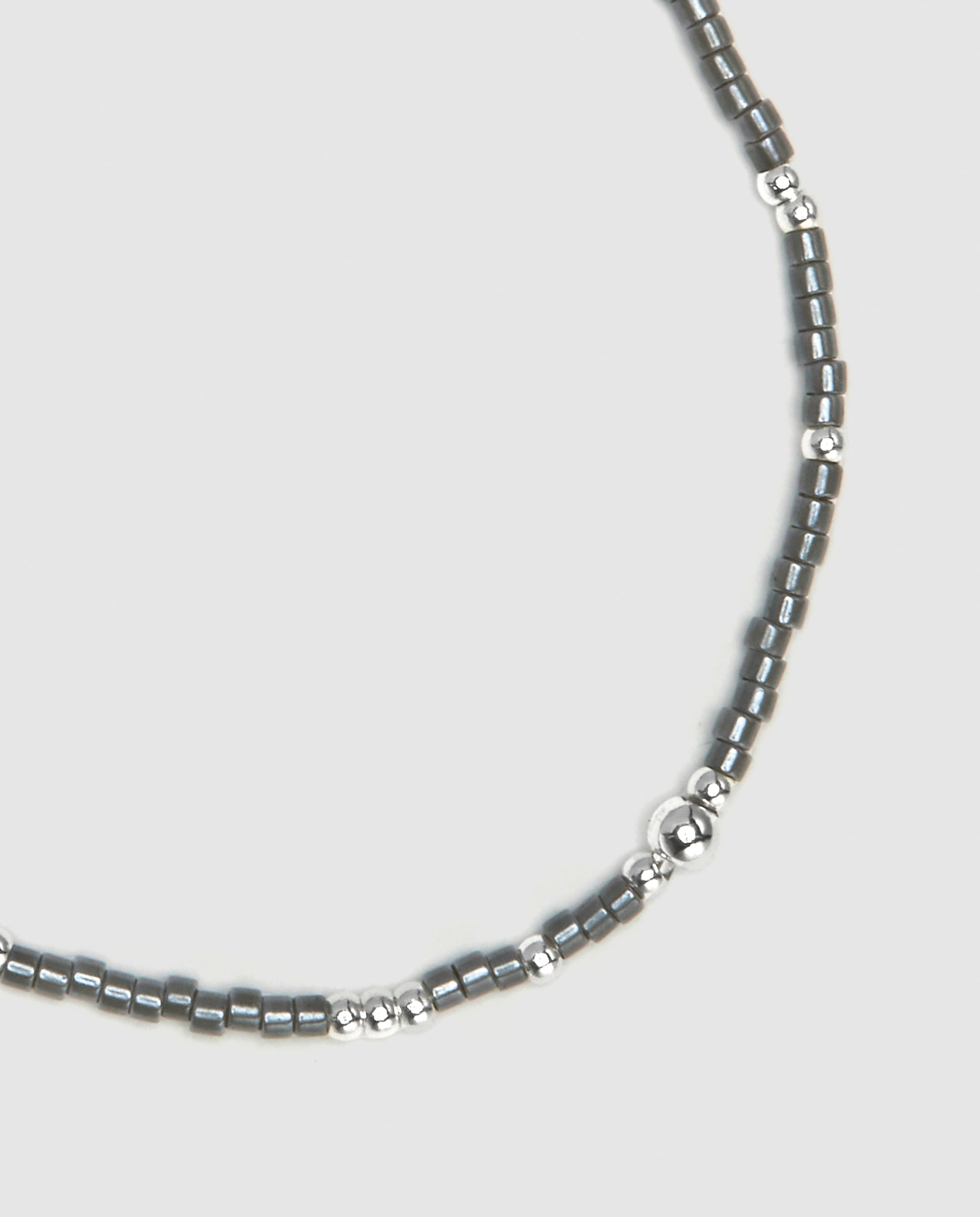 Pulseira de Corrente Pide Un Deseo de Prata de Lei 925 Acabada em Ródio com Cristal em Cinzento Prata-4