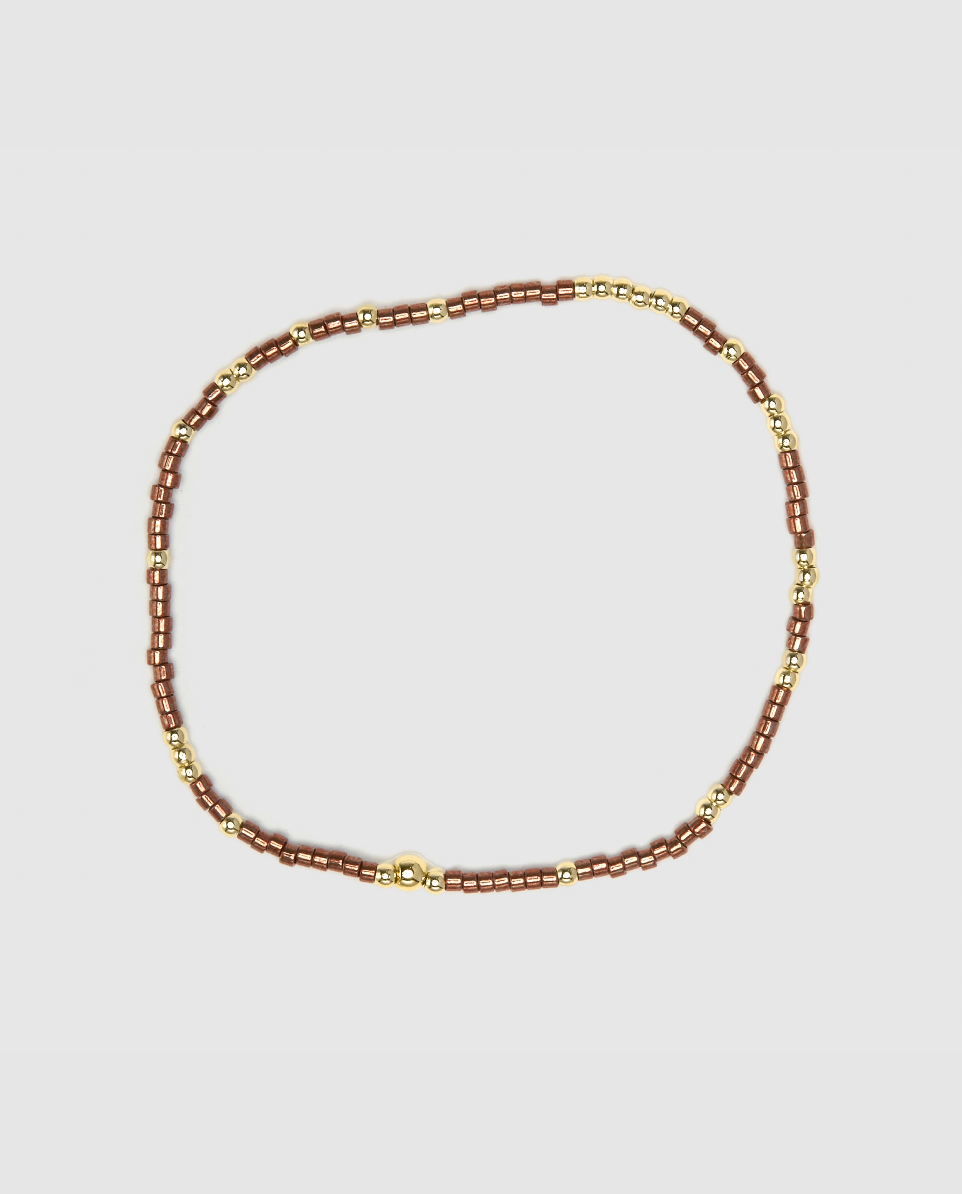 Pulseira de Corrente Pide Un Deseo de Prata de Lei 925 Acabada em Ouro Amarelo de 18 Quilates com Cristal Castanho Dourado-3