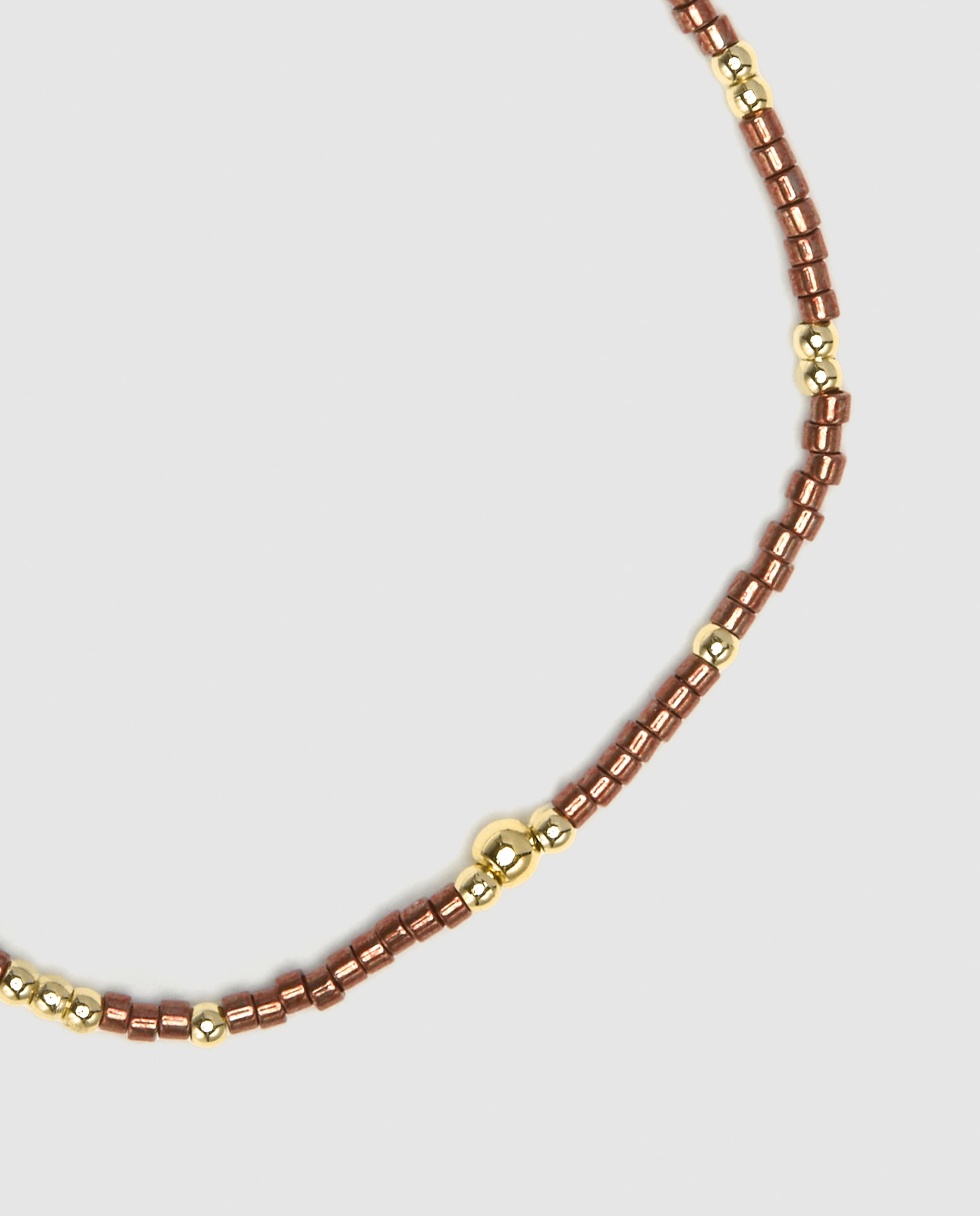 Pulseira de Corrente Pide Un Deseo de Prata de Lei 925 Acabada em Ouro Amarelo de 18 Quilates com Cristal Castanho Dourado-4