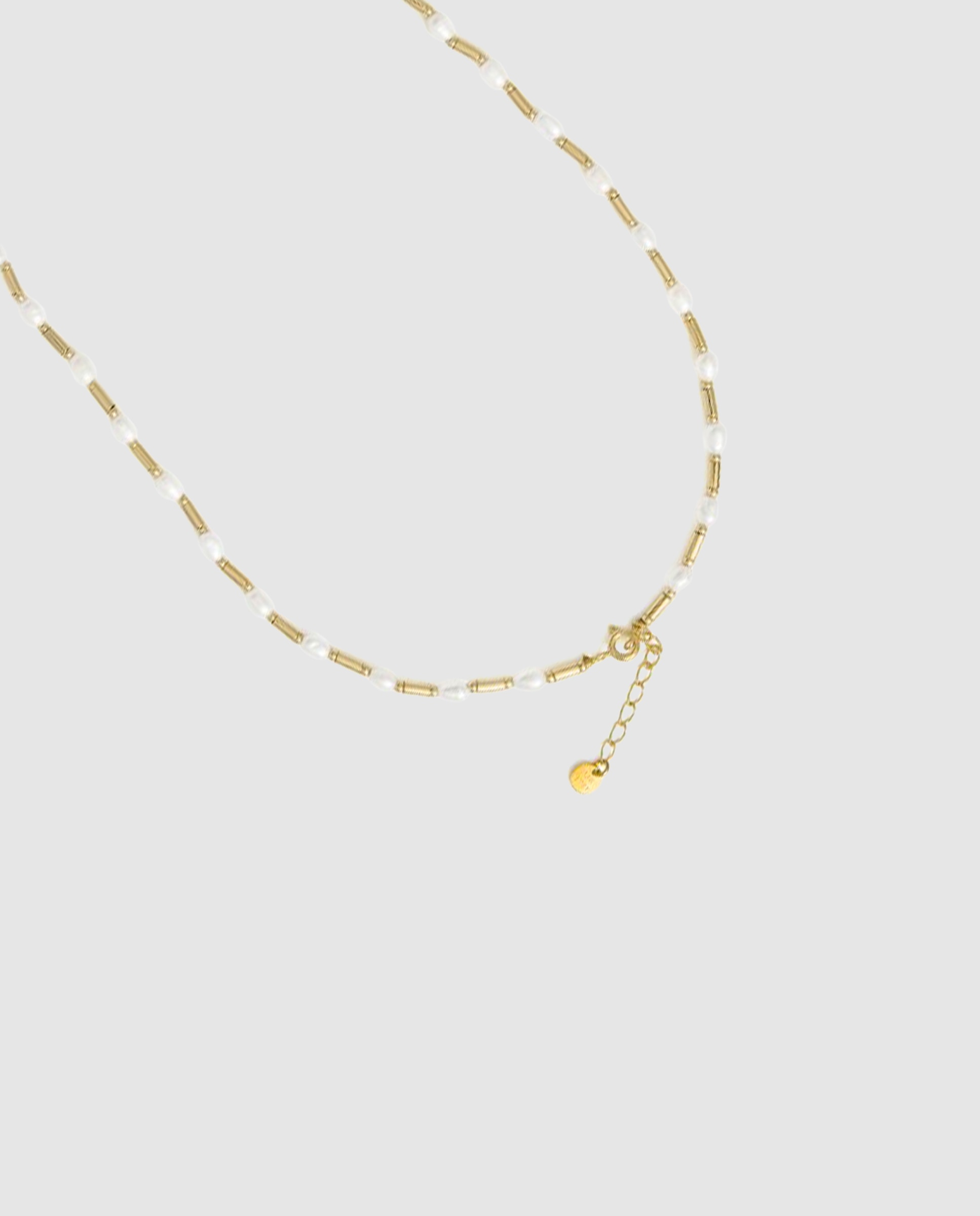 Corrente Pide Un Deseo de Prata de Lei 925 com Acabamento em Ouro Amarelo de 18 Quilates e Pérola Branca Ouro-7
