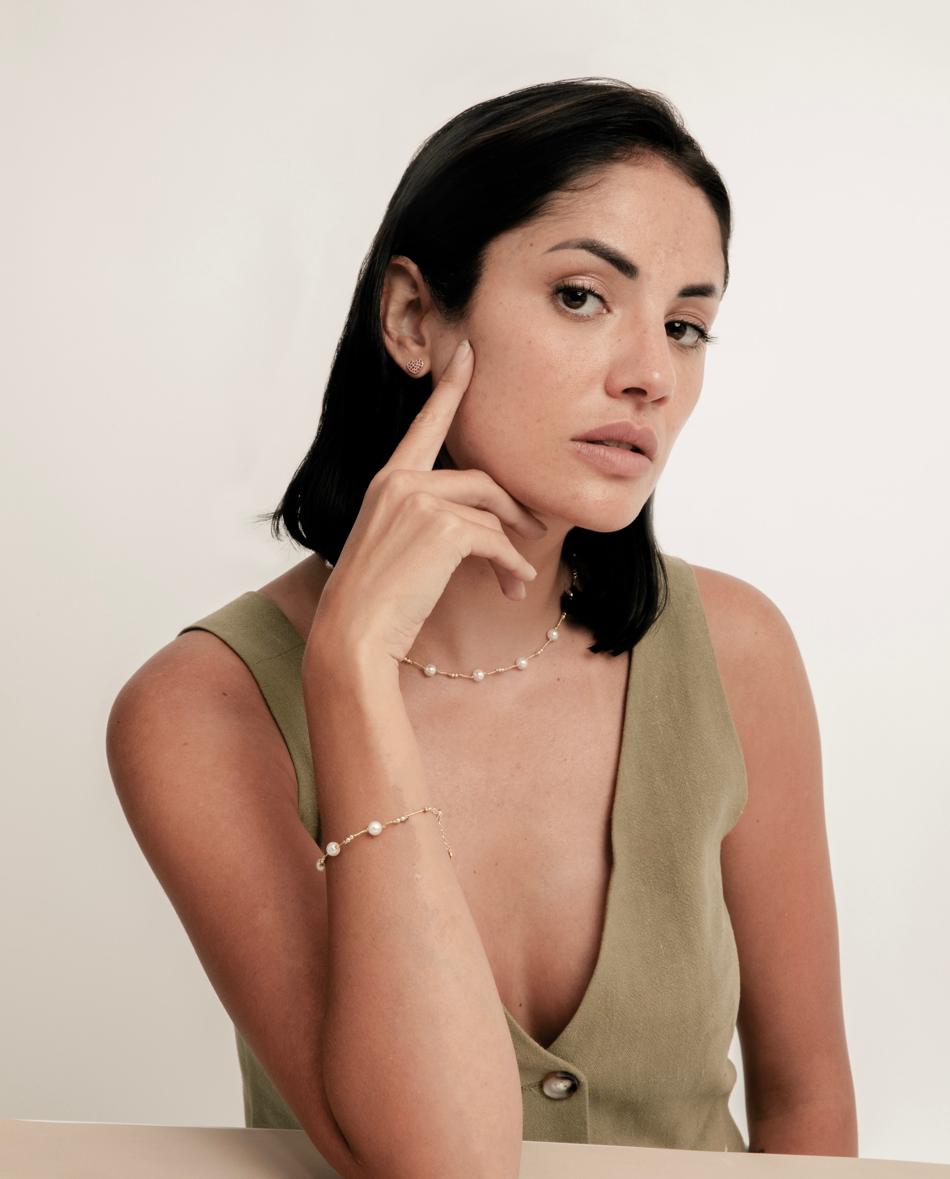 Pulseira de Corrente Pide Un Deseo de Prata de Lei 925 Acabada em Ouro Amarelo de 18 Quilates com Zirconita Brilhante Amarelo-2
