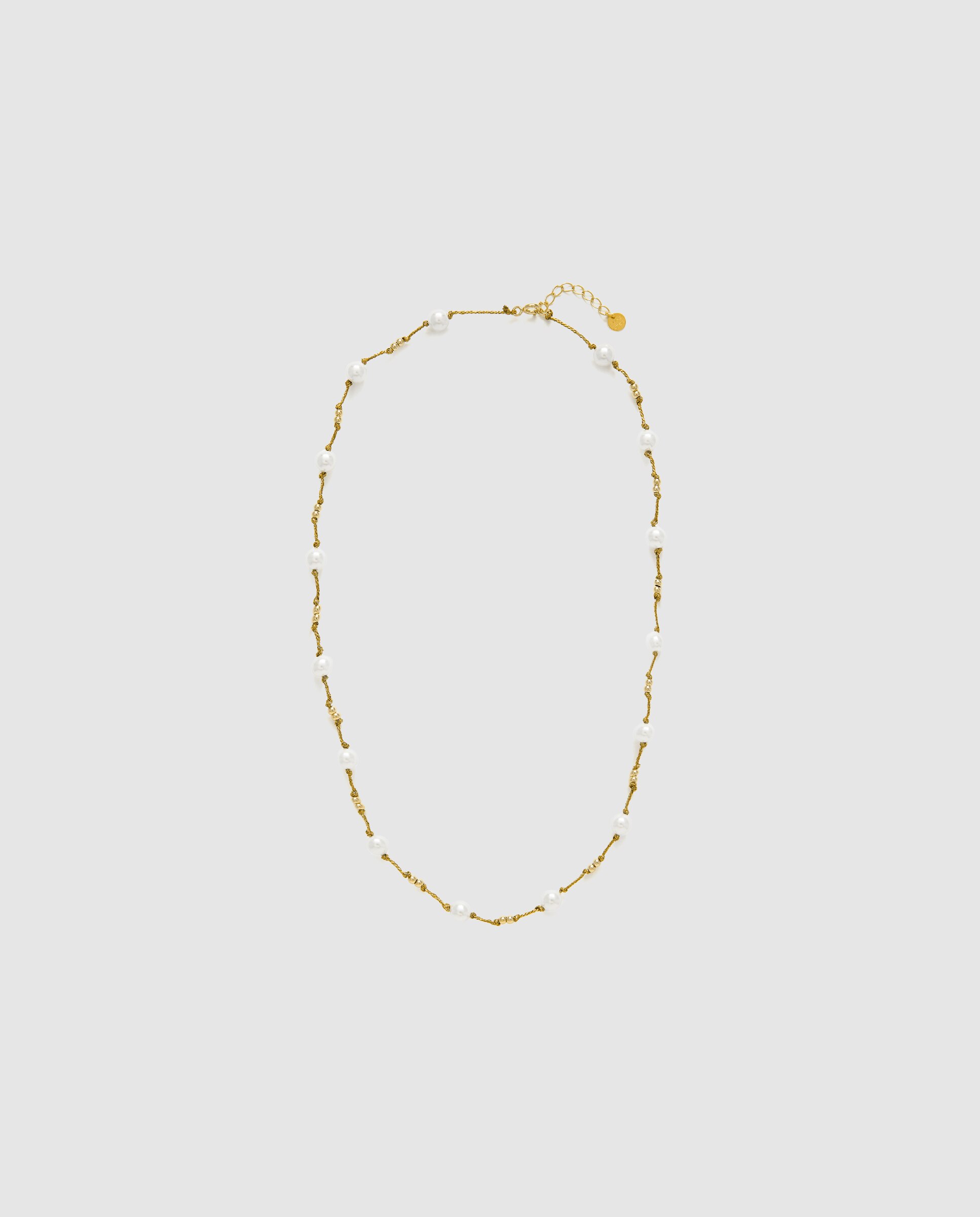 Colar Pide Un Desejo de Prata de Lei 925 com Acabamento em Ouro Amarelo de 18 Quilates e Zirconita Brilhante Ouro-3