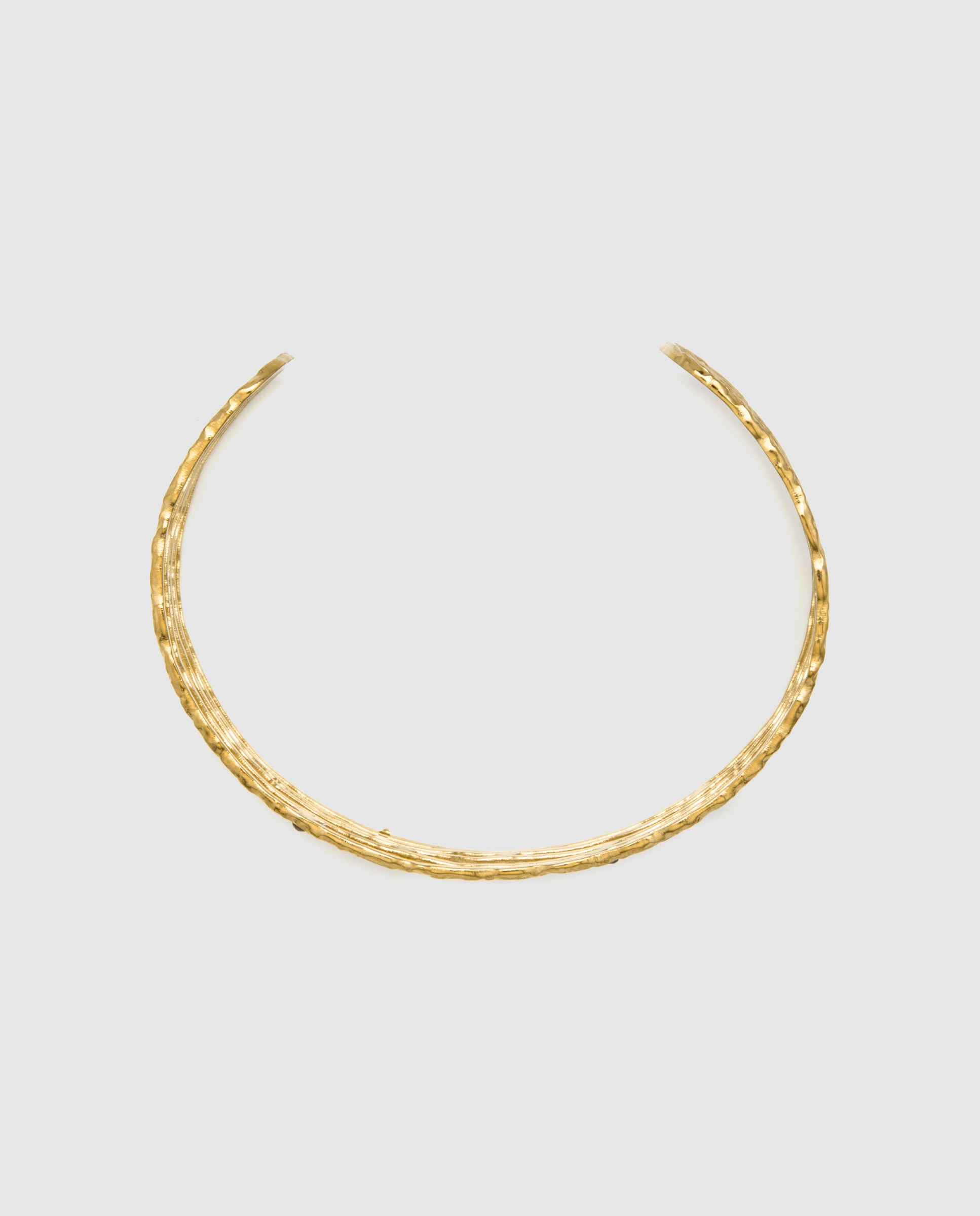 Bracelete Boho de Aço Acabada em Ouro Amarelo de 18 Quilates com Zirconita Multicolor Amarelo-3