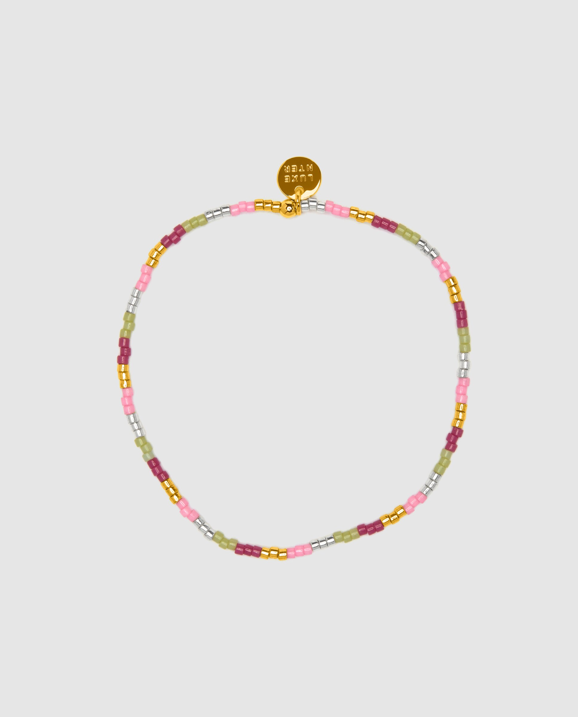Pulseira de Corrente Boho Acabada em Ouro Amarelo de 18 Quilates com Cristal Multicolor Ouro-3