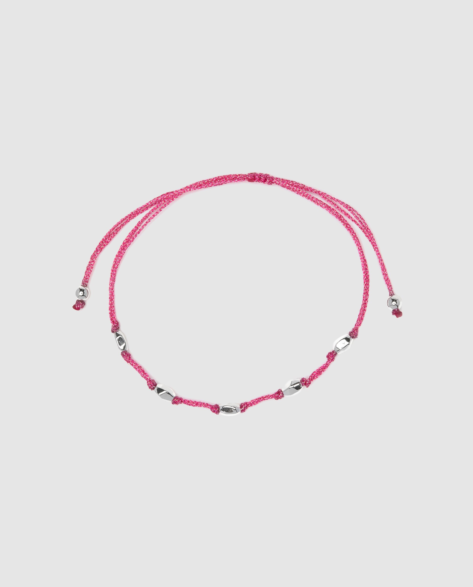 Pulseira de Cordão Trendy Acabada em Prata de Lei 925 Prata-3