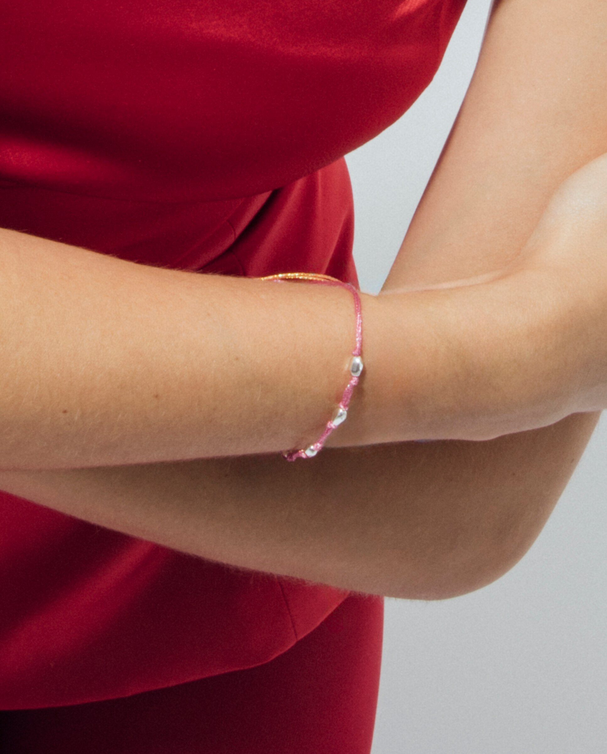 Pulseira de Cordão Trendy Acabada em Prata de Lei 925 Prata-4