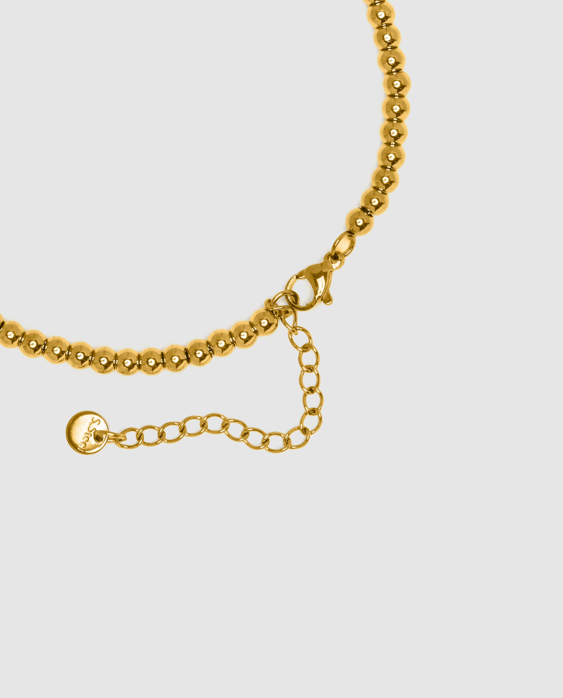 Pulseira de Corrente África de Aço Acabada em Ouro Amarelo de 18 Quilates Ouro-7