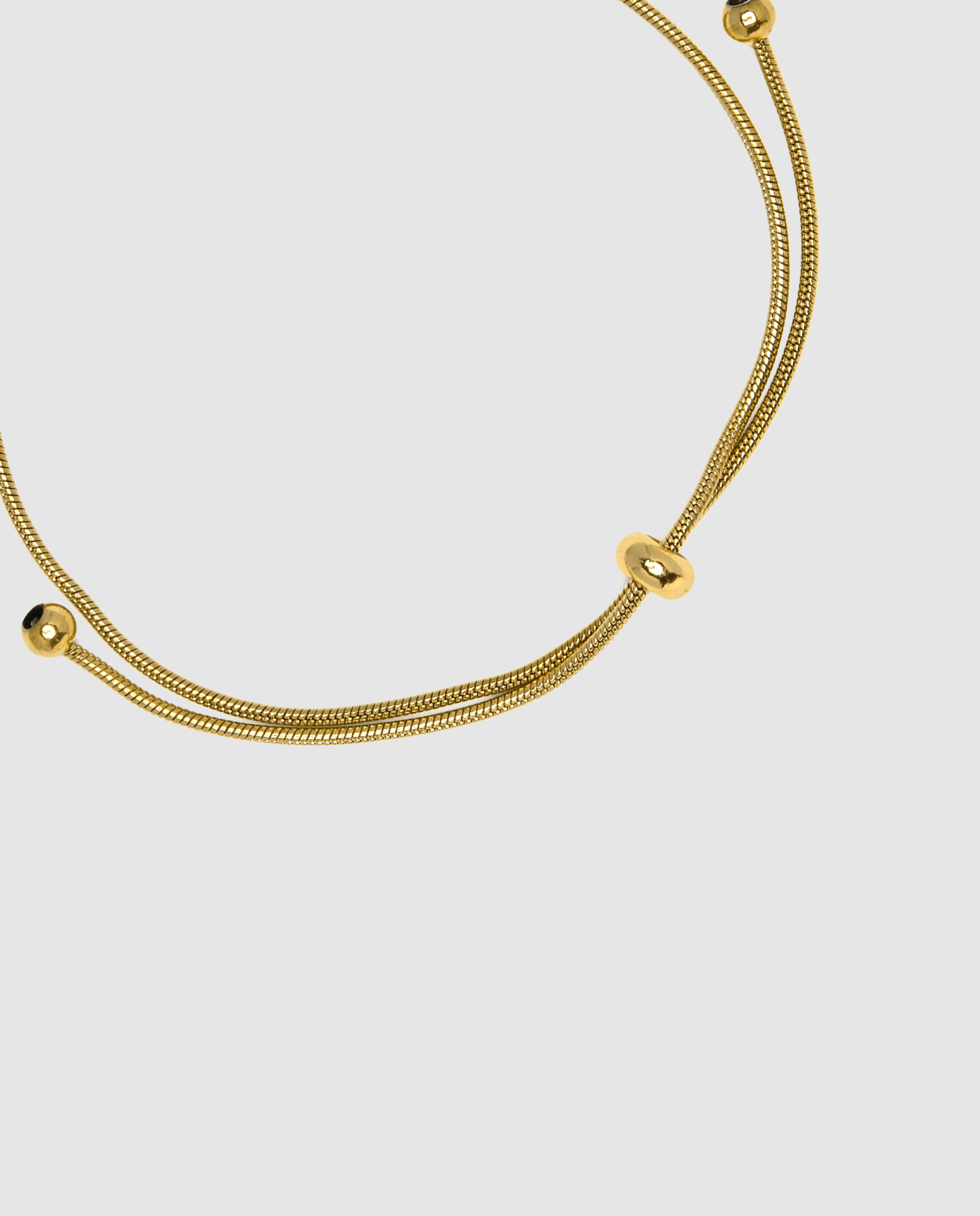 Pulseira de Corrente África de Aço Acabada em Ouro Amarelo de 18 Quilates Ouro-7