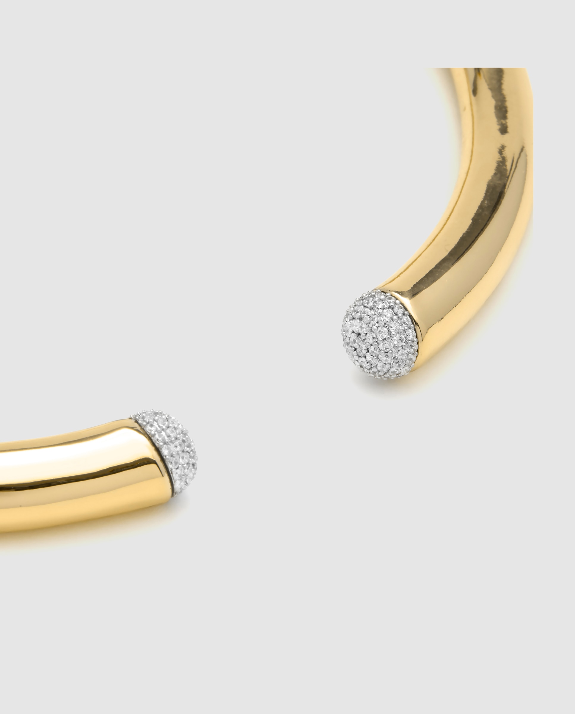 Colar África Acabado em Ouro Amarelo de 18 Quilates com Zirconita Brilhante Ouro-6