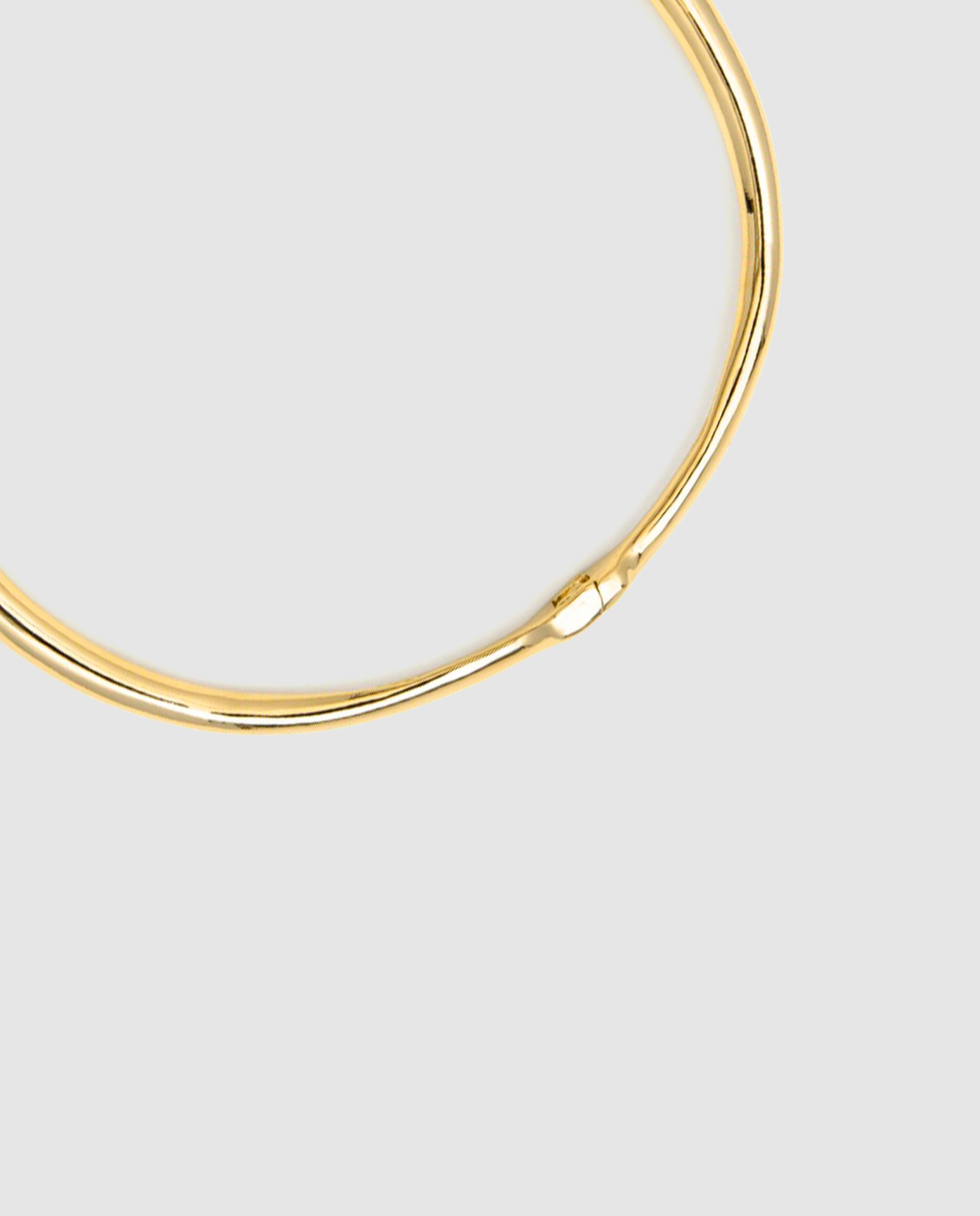 Colar África Acabado em Ouro Amarelo de 18 Quilates com Zirconita Brilhante Ouro-7