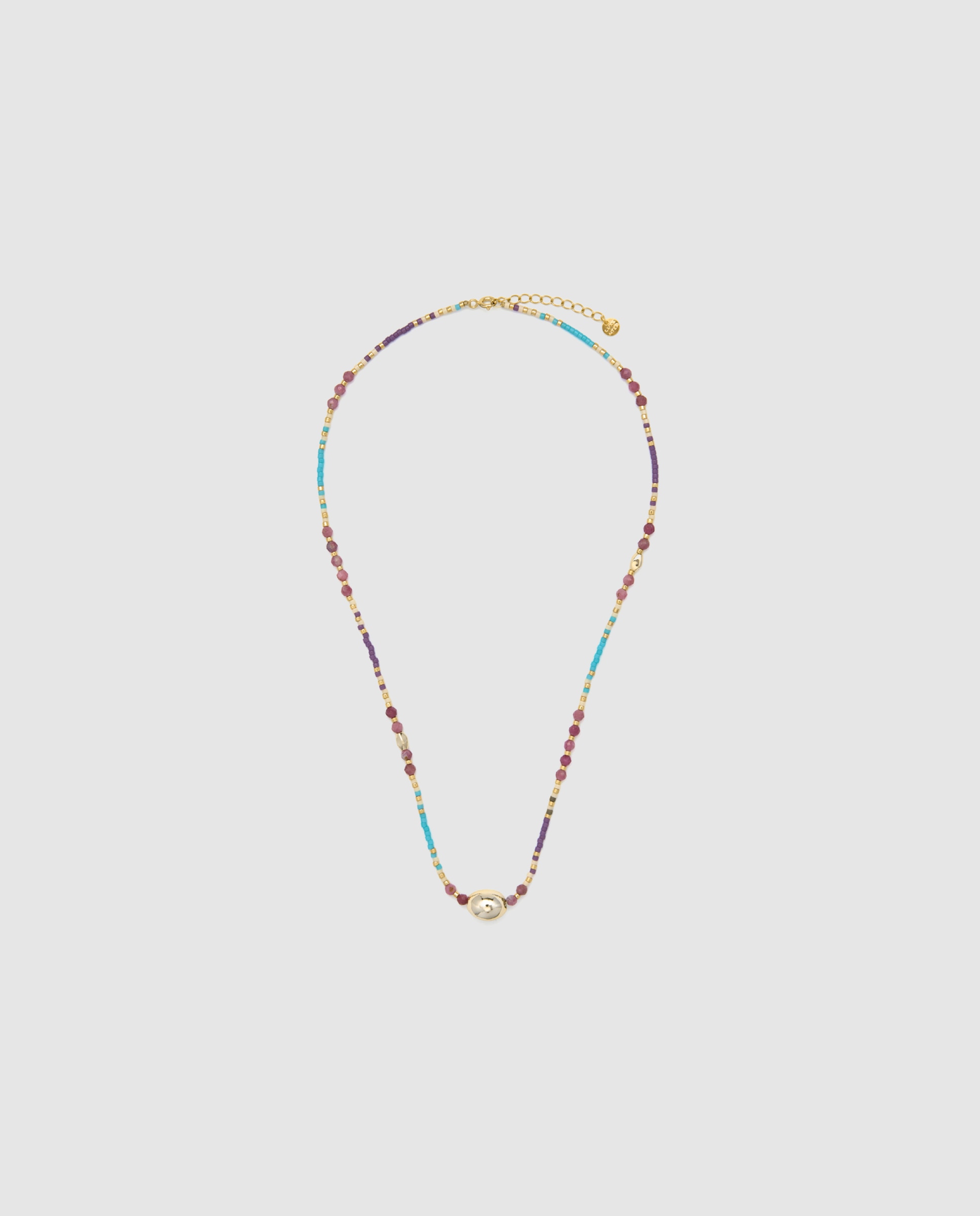 Colar Pide Un Desejo em Ouro Amarelo de 18 Quilates com Cristal Multicolor Ouro-3