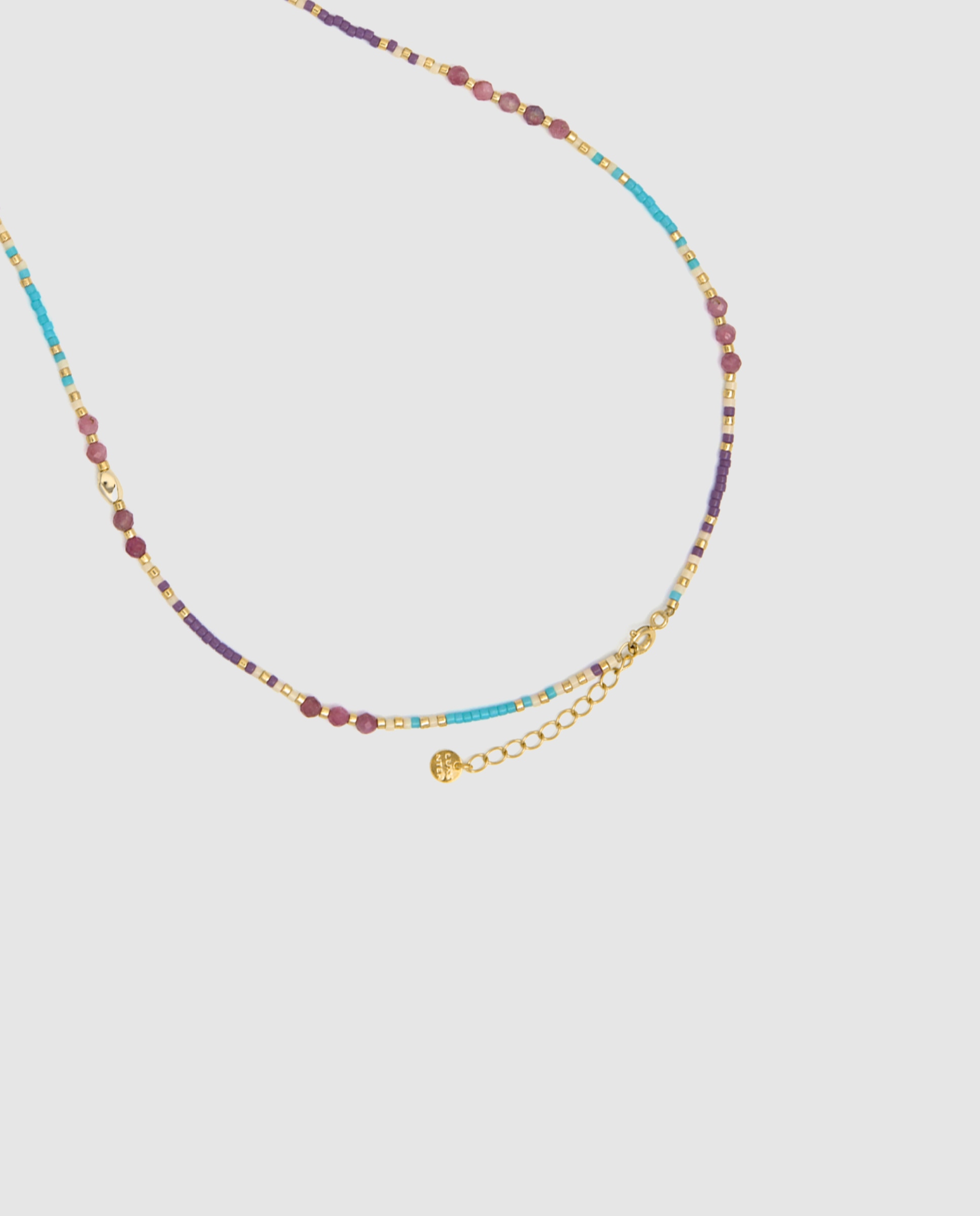 Colar Pide Un Desejo em Ouro Amarelo de 18 Quilates com Cristal Multicolor Ouro-7