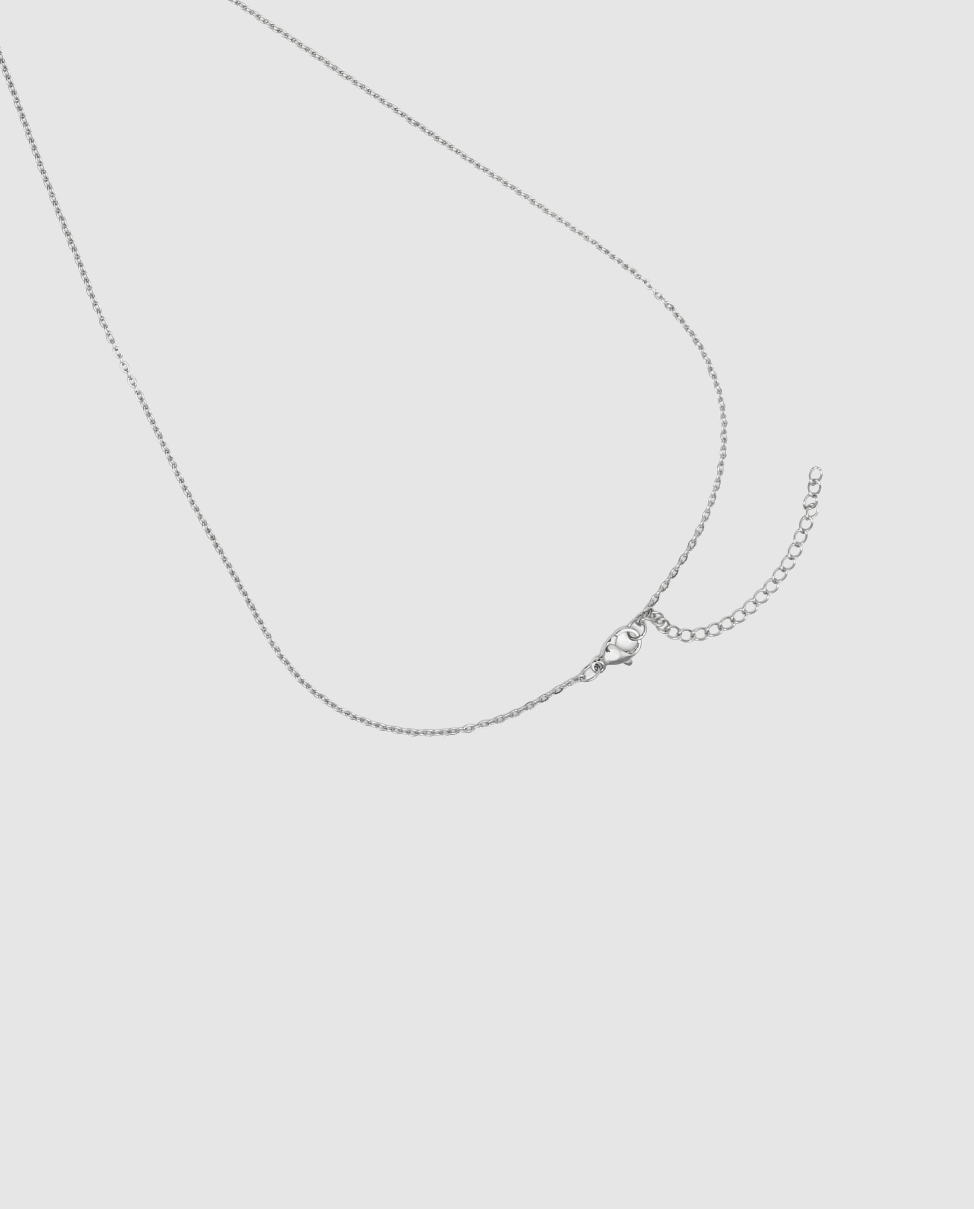 Corrente com Pingente África com Acabamento em Ródio e Zirconita Tanzanita Azul-cobalto-7