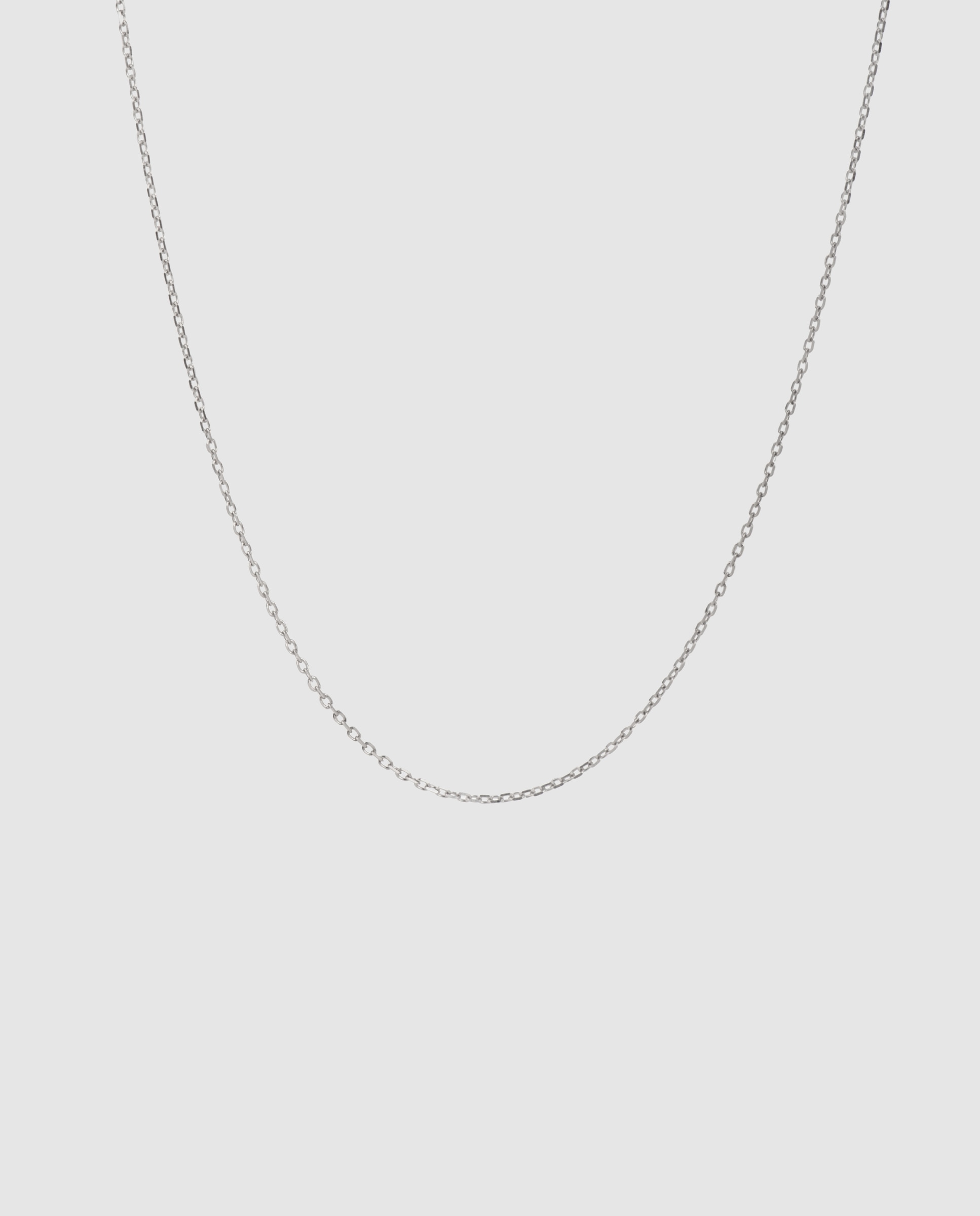 Colar de Prata de Lei 925 com Acabamento em Ródio Prata mate-1