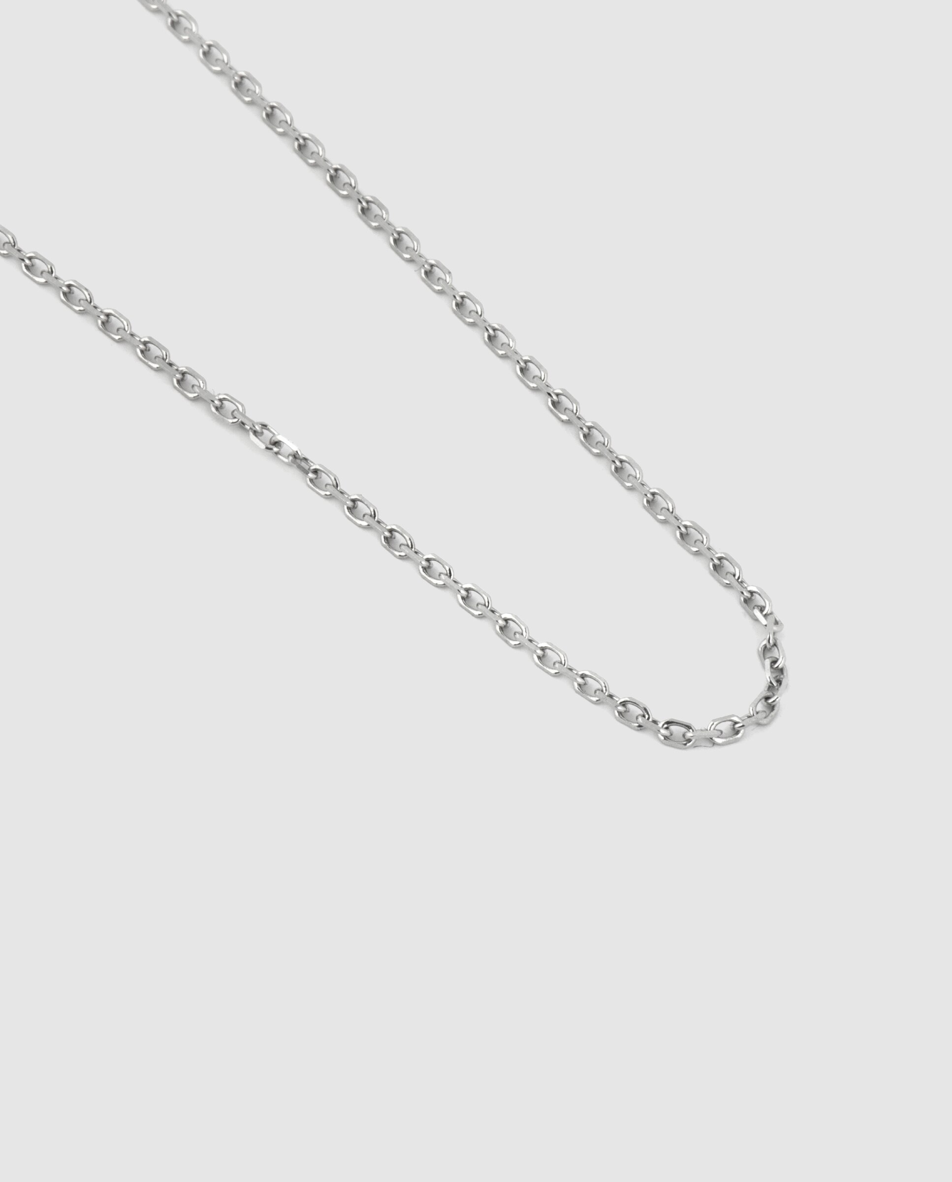 Colar de Prata de Lei 925 com Acabamento em Ródio Prata mate-3