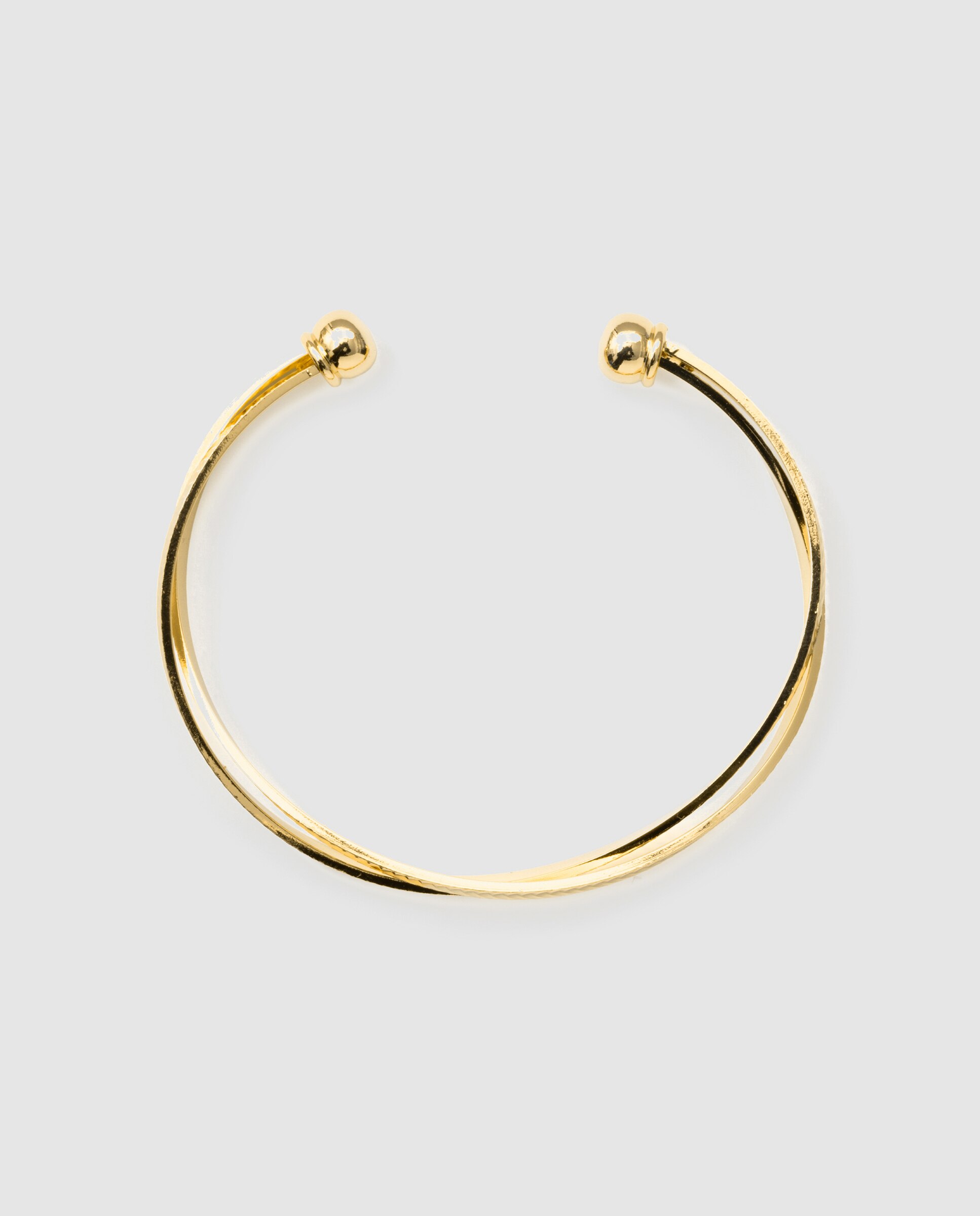 Pulseira África Acabada em Ouro Amarelo de 18 Quilates Dourado-3