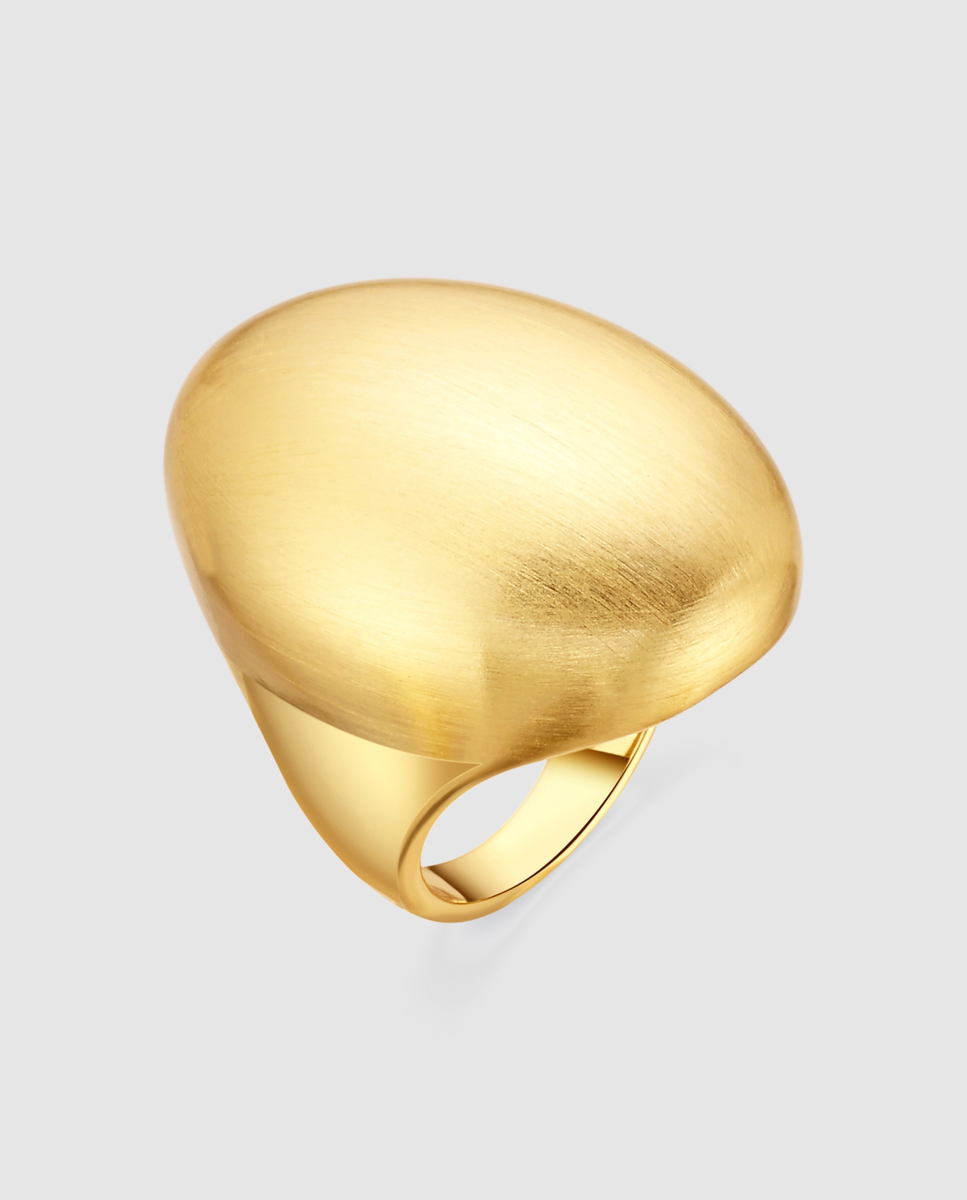 Anel Africa Acabado em Ouro Amarelo de 18k Dourado-1