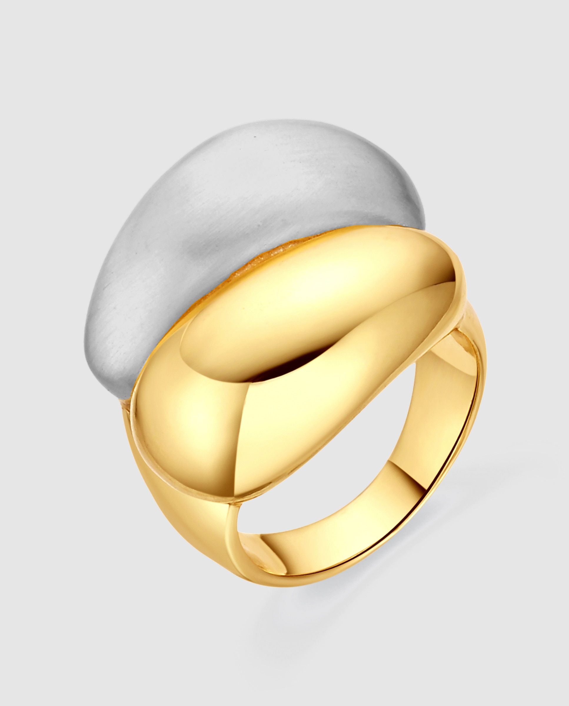 Imagem 0 de Anel Africa com Acabamento em Ouro Amarelo de 18k