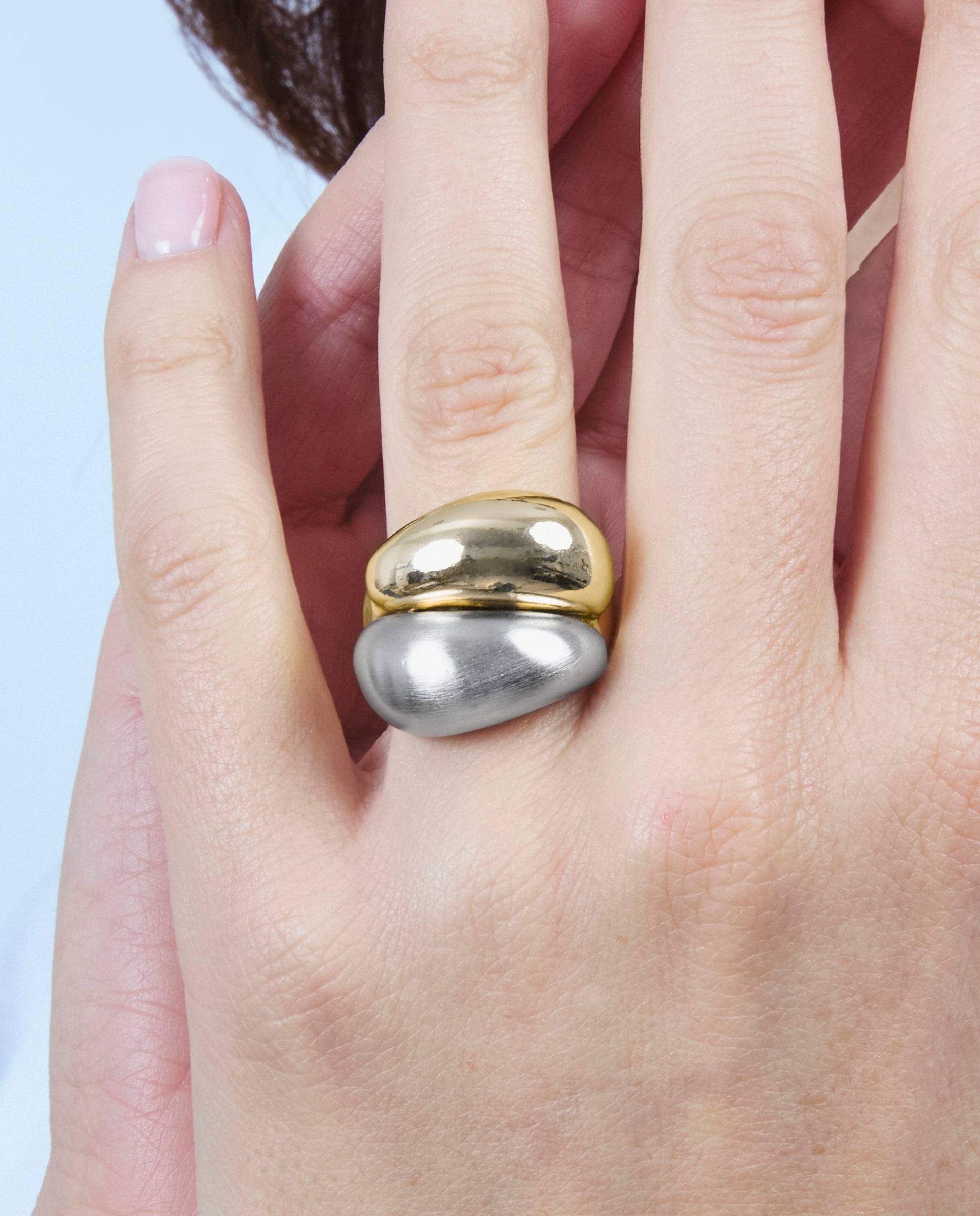 Anel Africa Acabado em Ouro Amarelo de 18k Dourado-4
