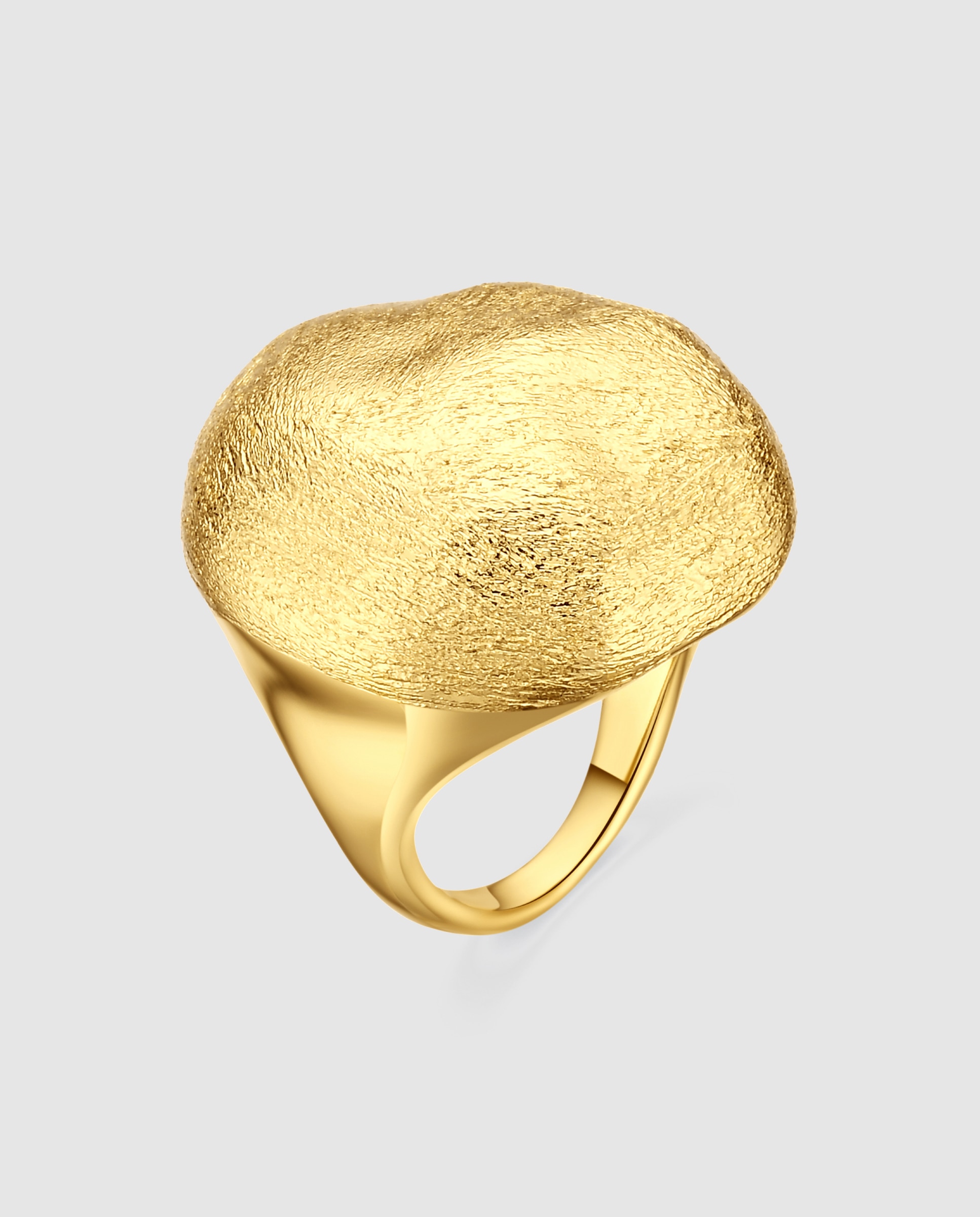 Imagem 0 de Anel Africa com Acabamento em Ouro Amarelo de 18k