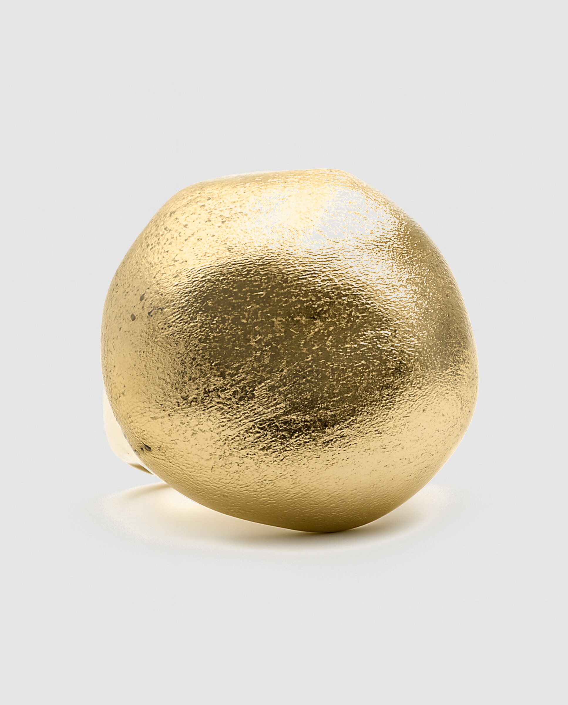 Anel Africa Acabado em Ouro Amarelo de 18k Dourado-6