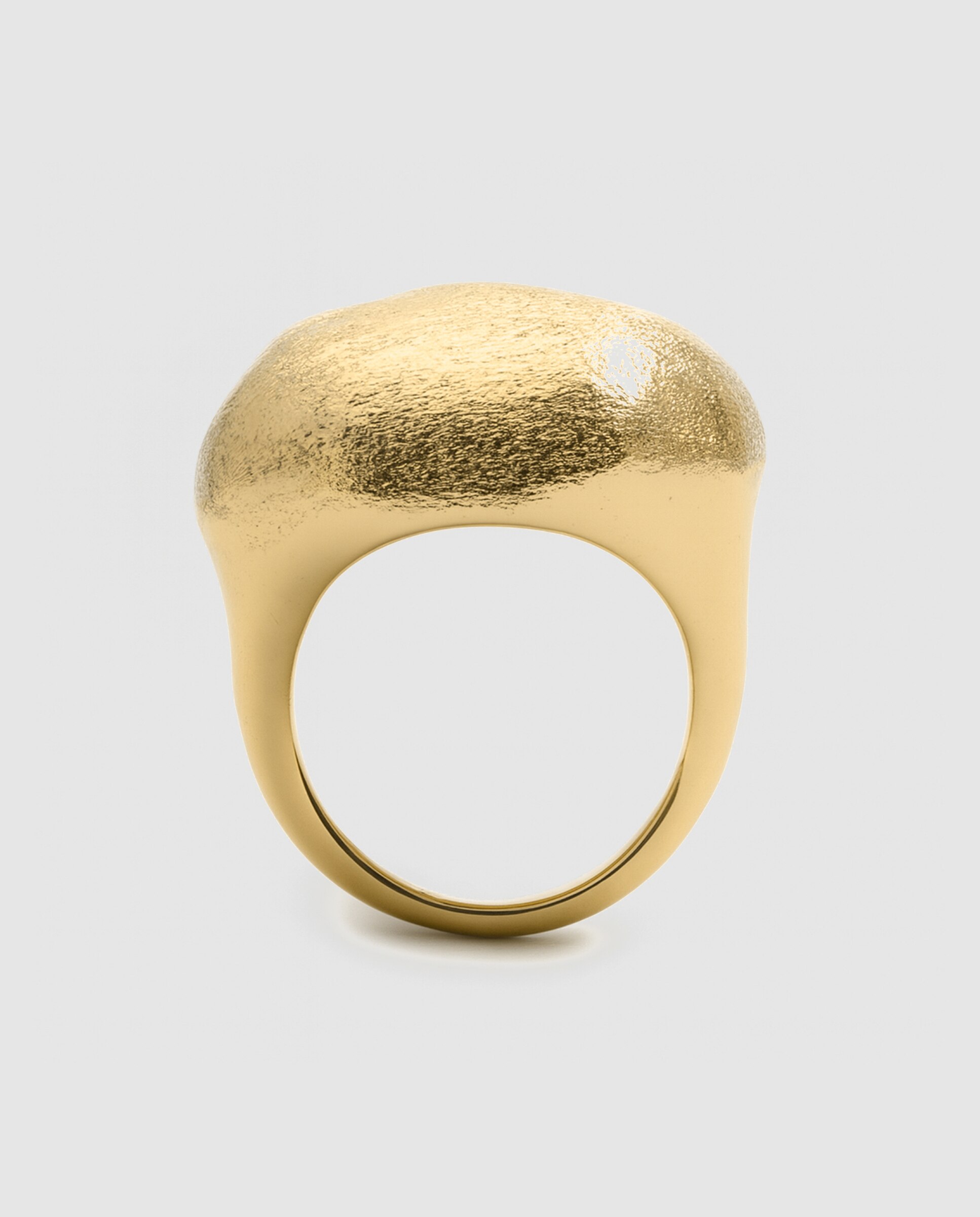 Anel Africa Acabado em Ouro Amarelo de 18k Dourado-7