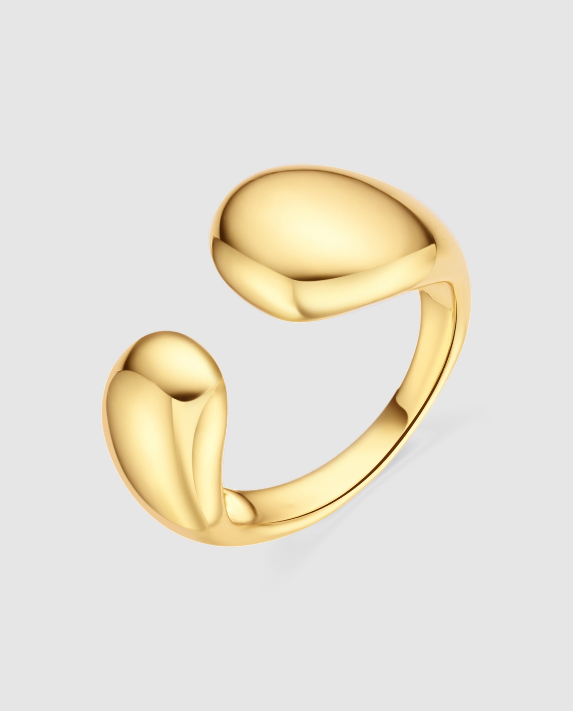 Imagem 0 de Anel Africa com Acabamento em Ouro Amarelo de 18k