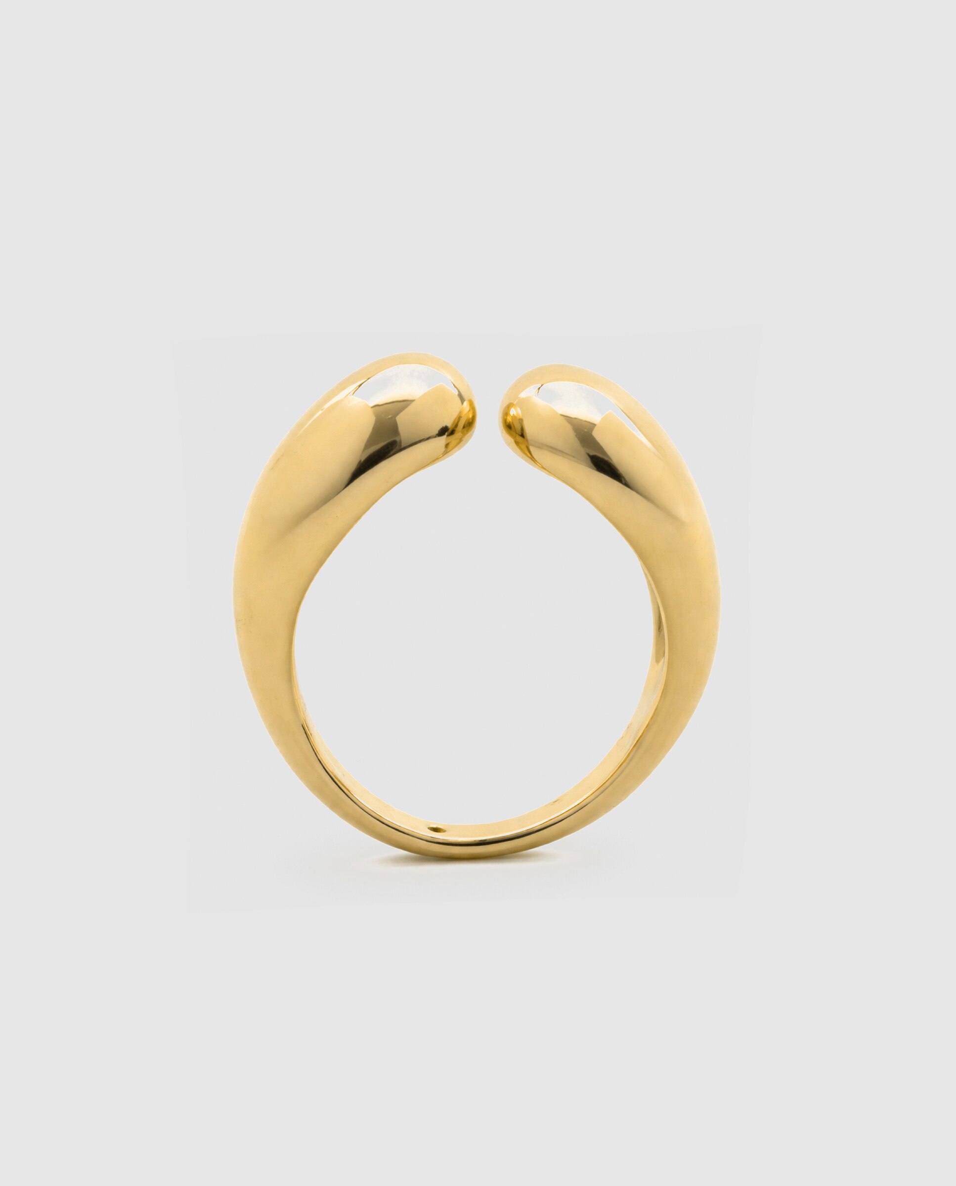 Anel Africa Acabado em Ouro Amarelo de 18k Dourado-4