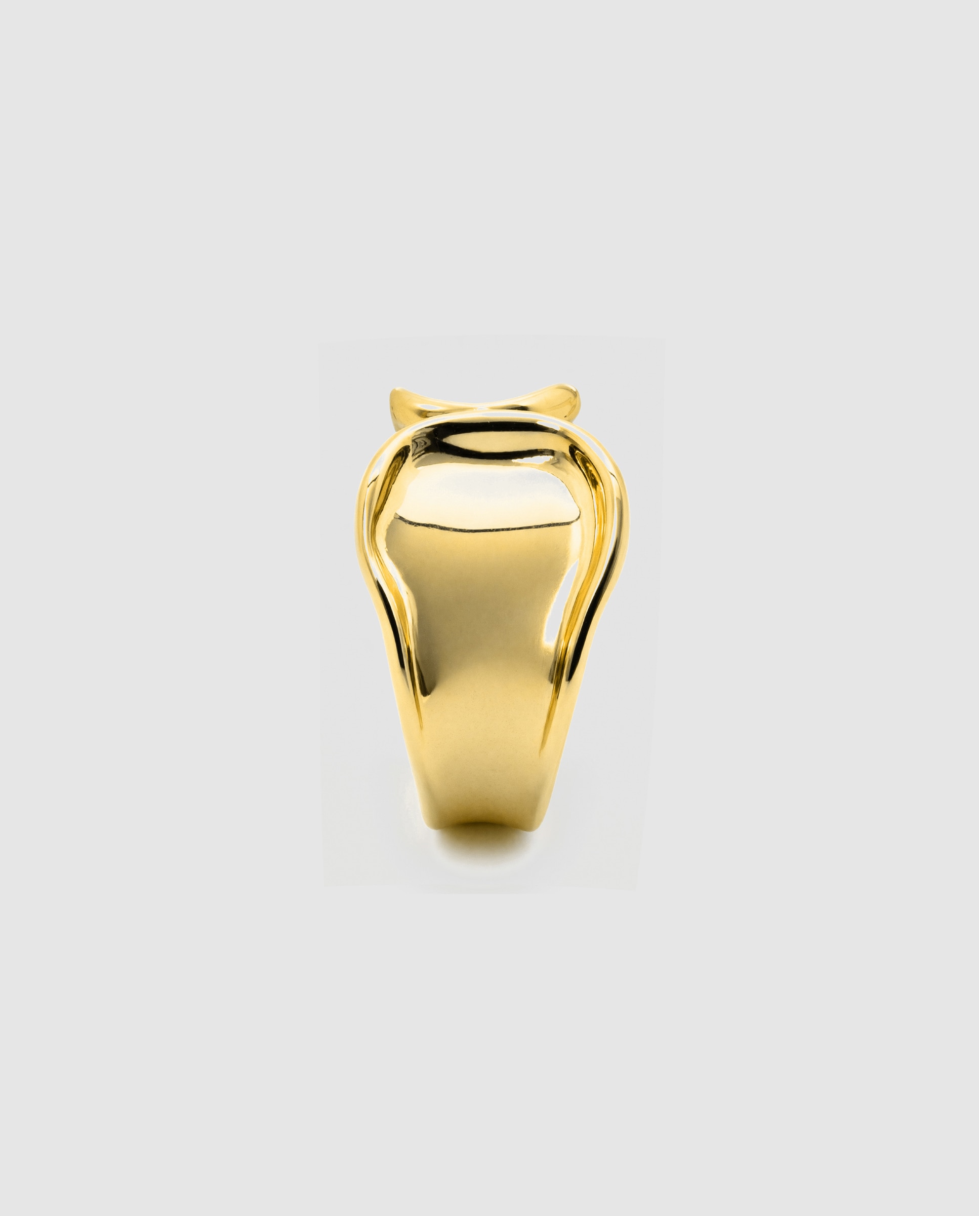 Anel Africa Acabado em Ouro Amarelo de 18k Dourado-2