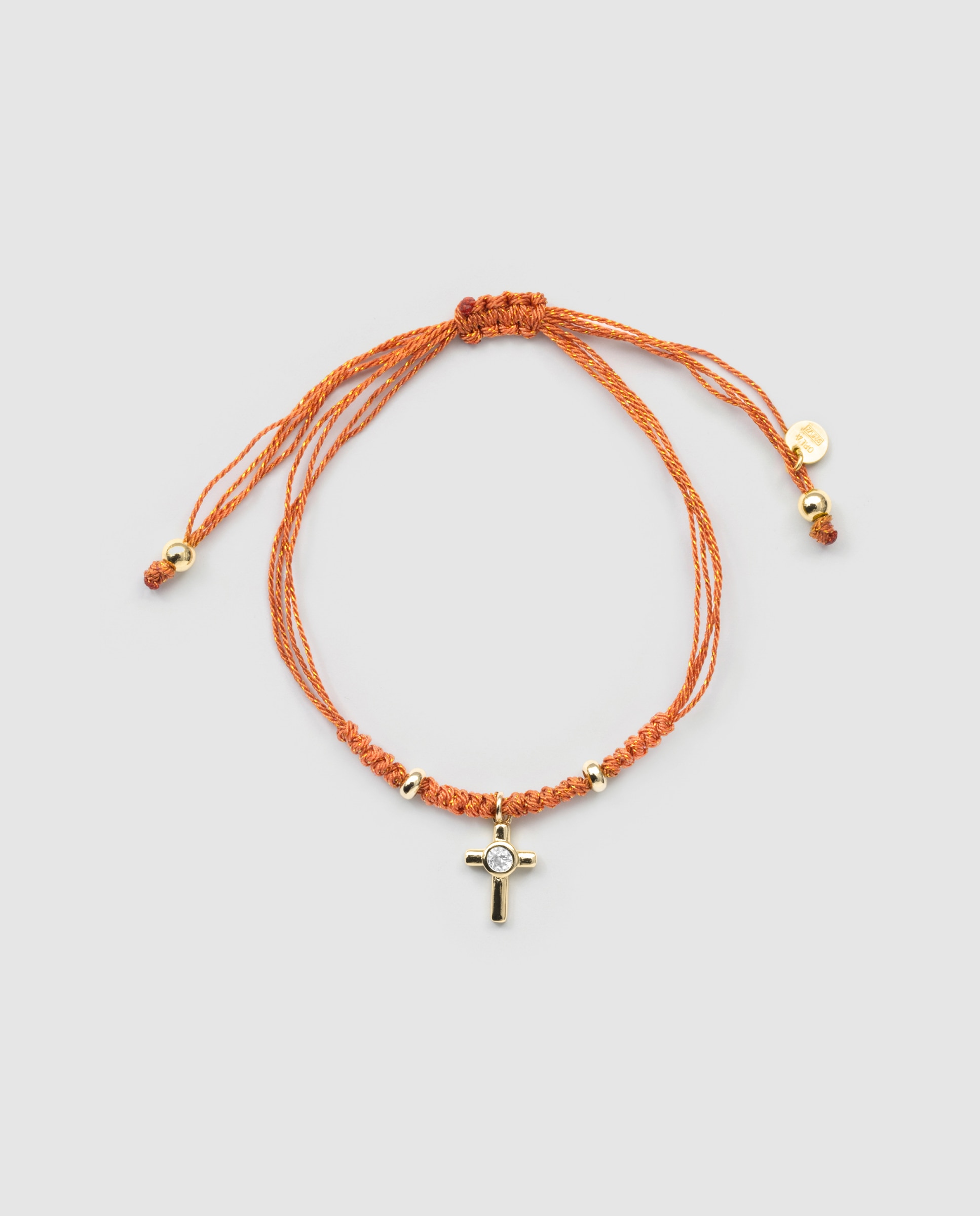 Pulseira Pide Un Deseo com Fecho de Prata de Lei 925 com Zircon Fecho de Prata de Lei 925 com Brilhante Acabada em Ouro Amarelo de 18k Dourado-3