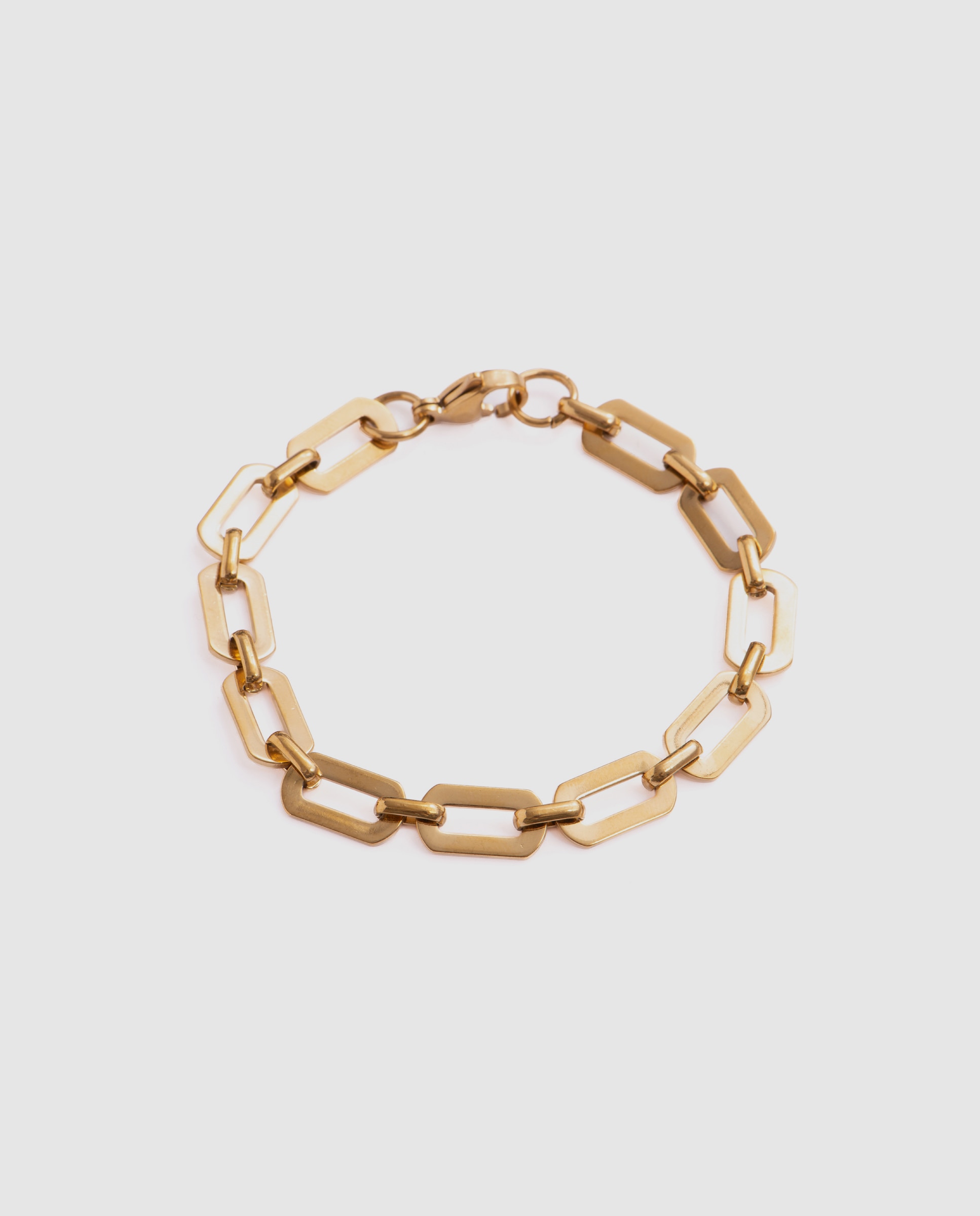 Imagem 0 de Pulseira de Correntes África Acabada em Ouro Amarelo de 18 Quilates