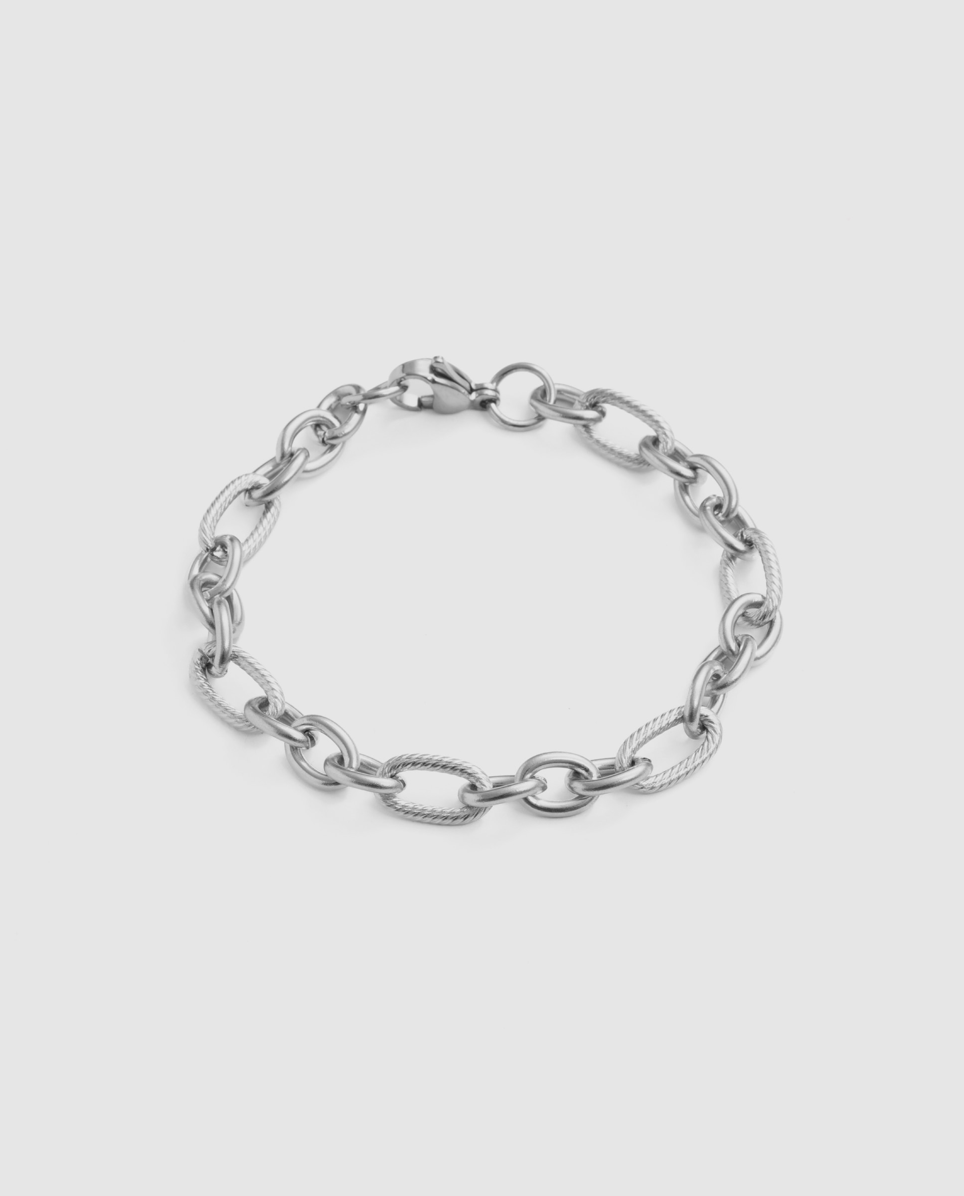 Imagem 0 de Pulseira de Correntes África Acabada em Ródio