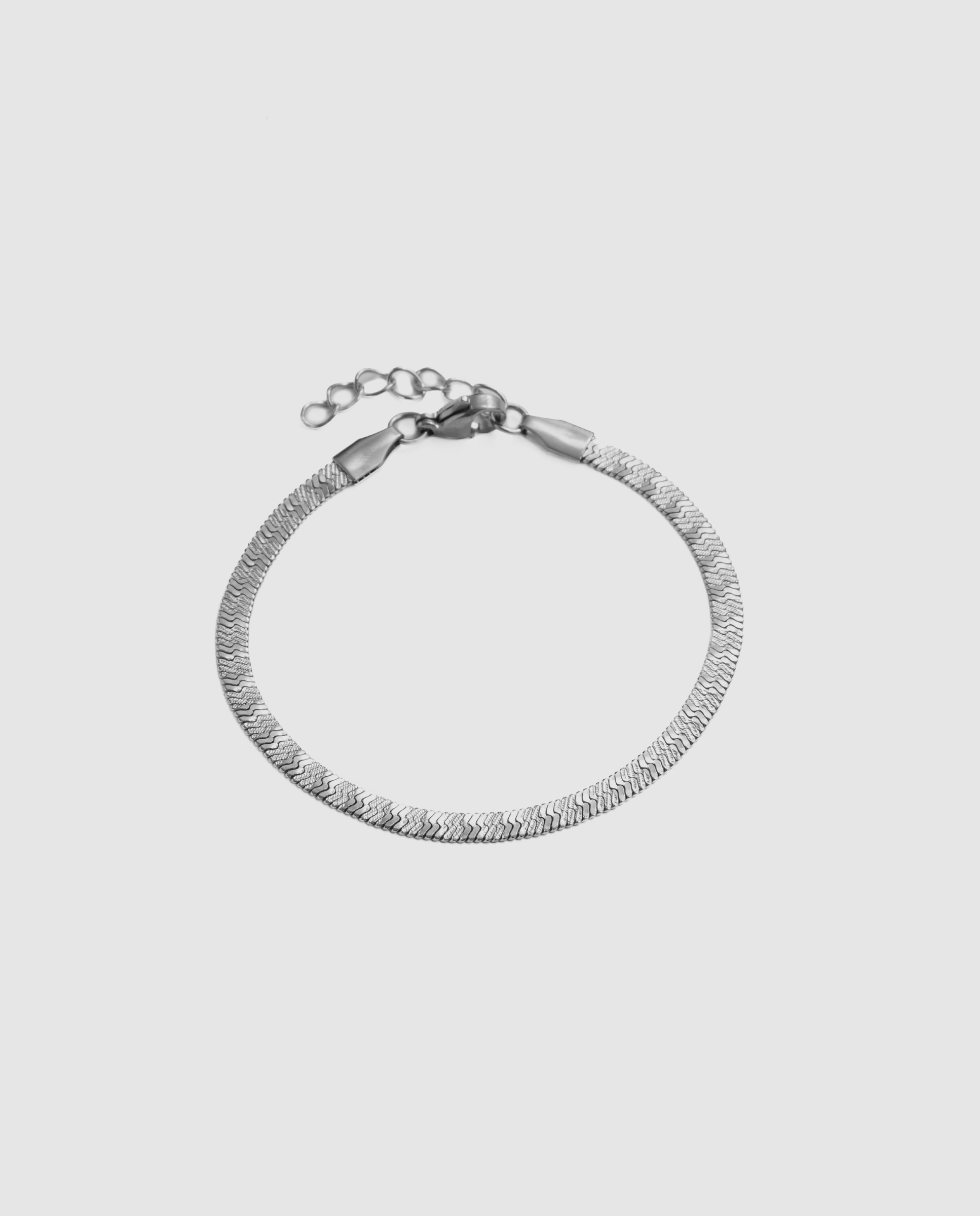 Imagem 0 de Pulseira de Correntes África Acabada em Ródio