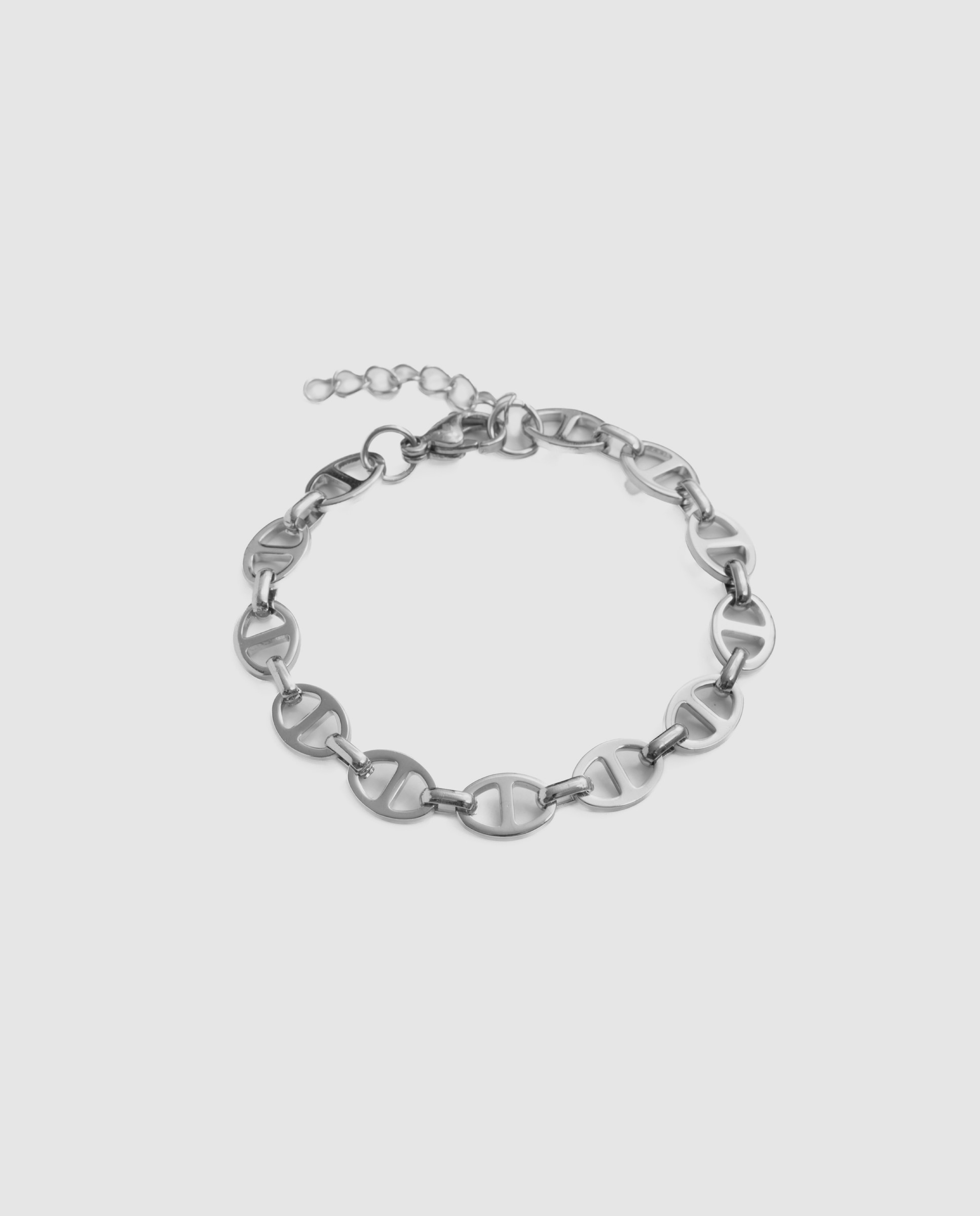 Imagem 0 de Pulseira de Correntes África Acabada em Ródio