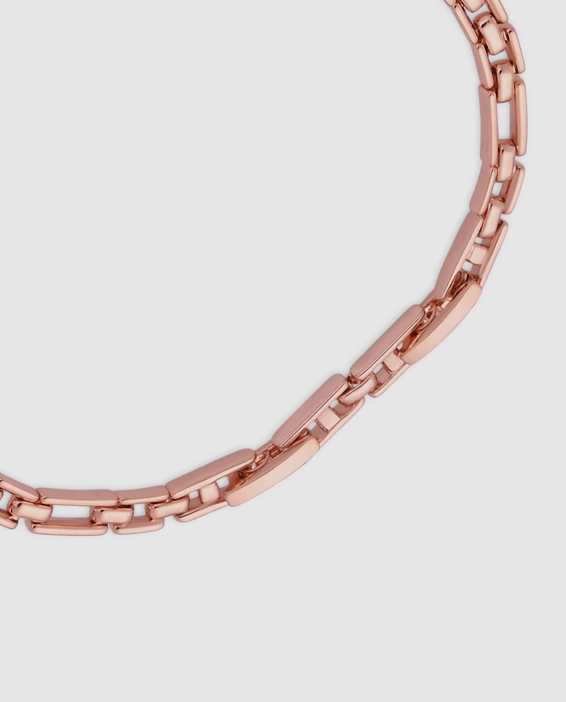 Pulseira de Corrente Special Edition com Zirconita Multicolor Acabada em Ouro Rosa 18k Multicolor-7