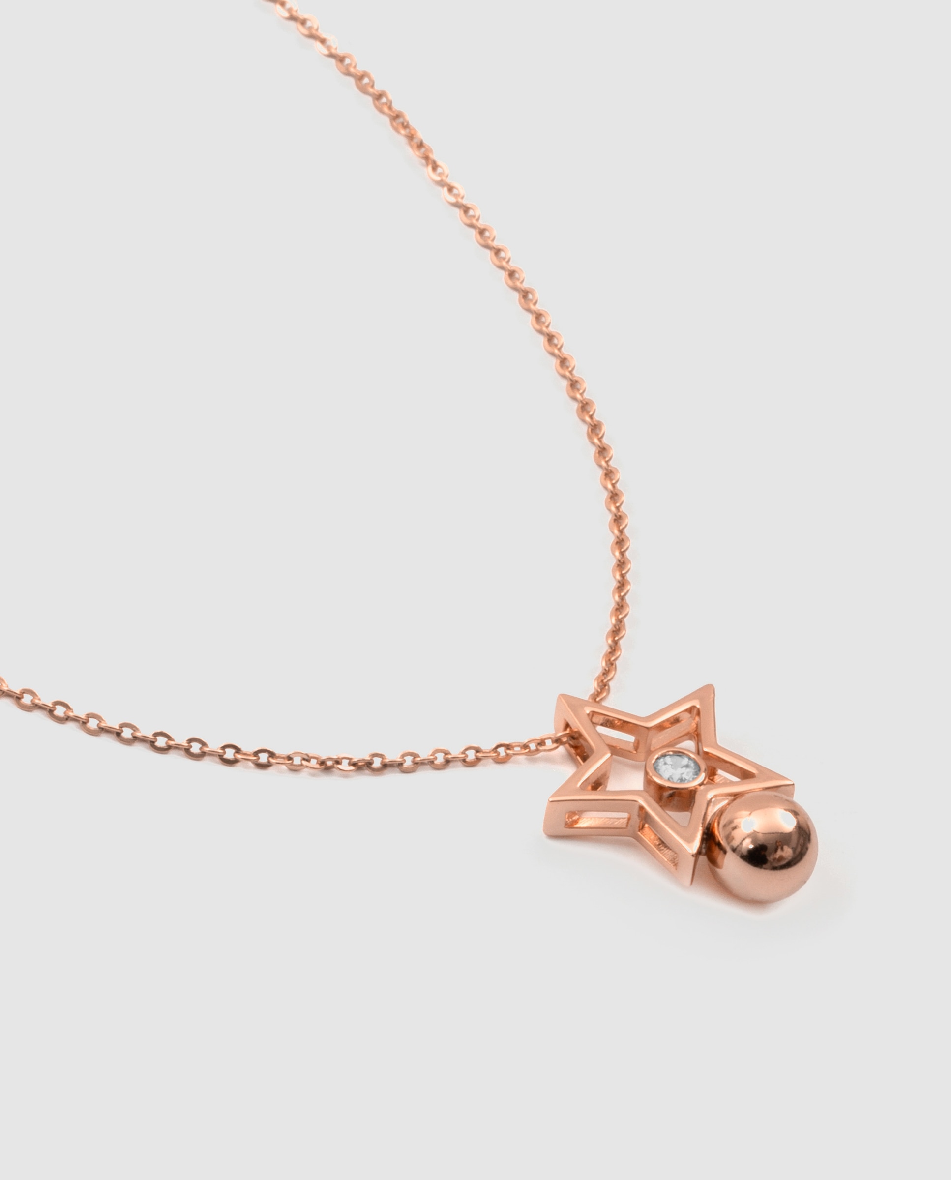 Colar Special Edition com Acabamento em Ouro Rosa de 18 Quilates e Zirconita Brilhante Rosa-6